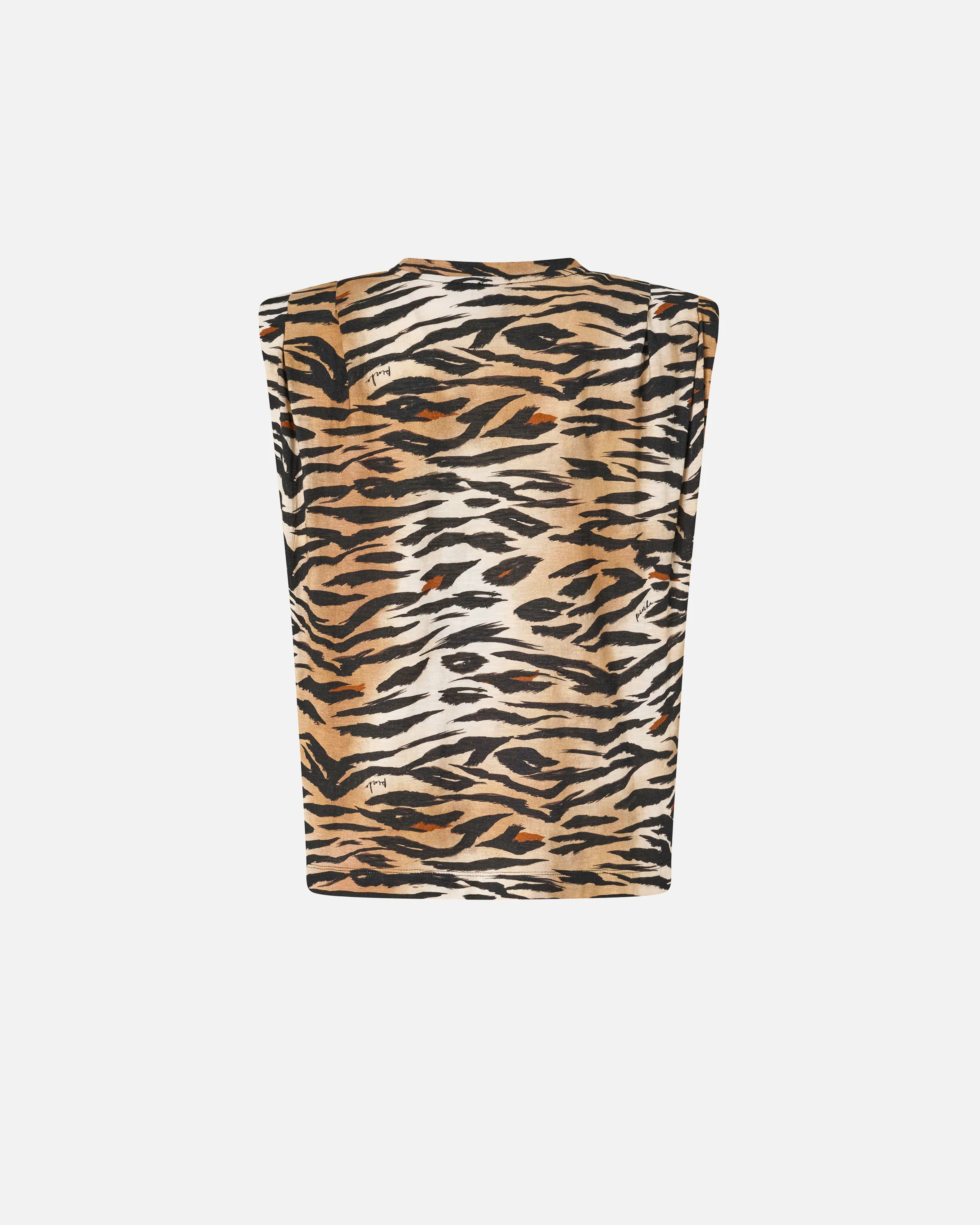 Maglia smanicata con stampa tigrata - Image 6