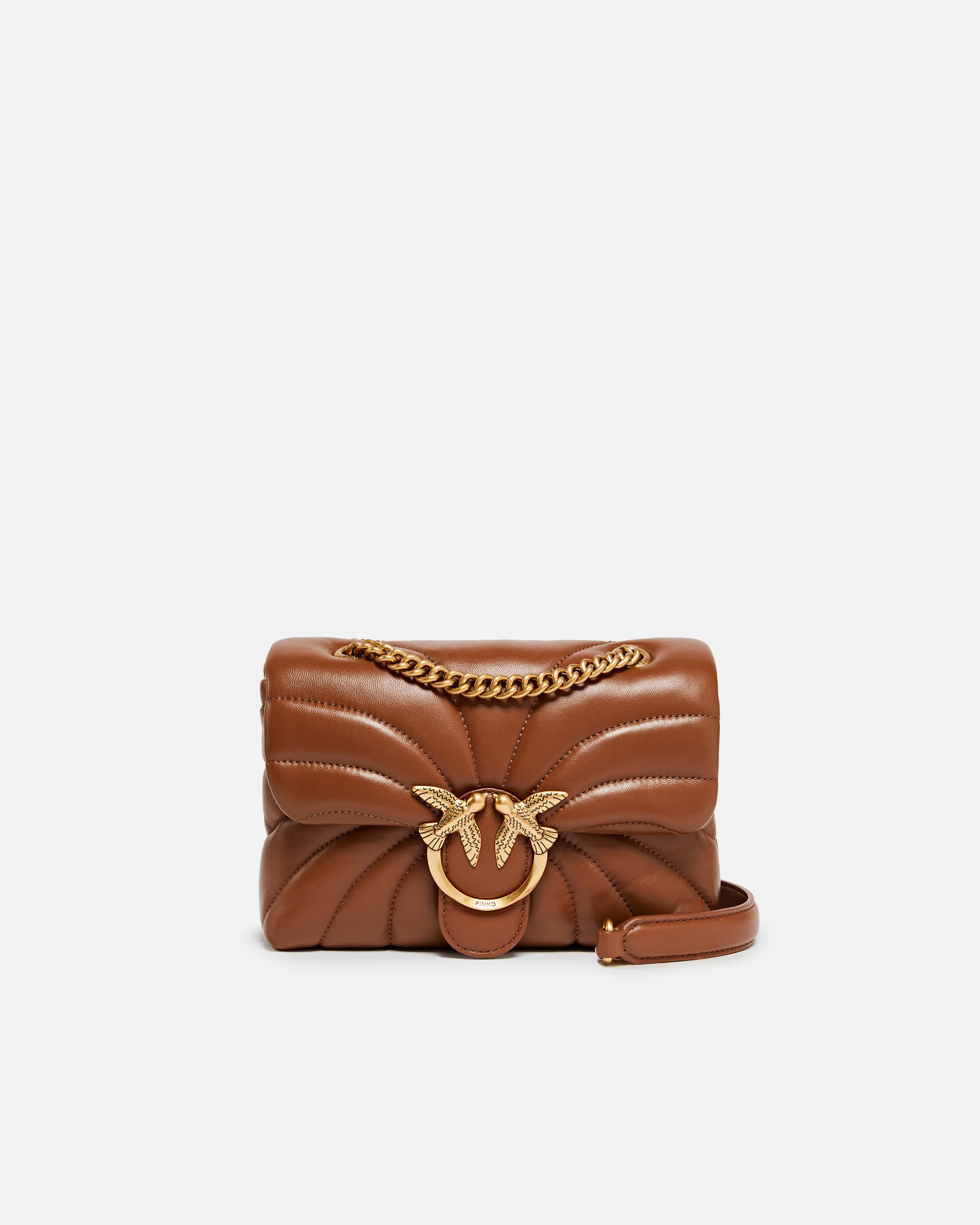 Mini borsa Love Bag Puff Butterfly a tracolla in nappa