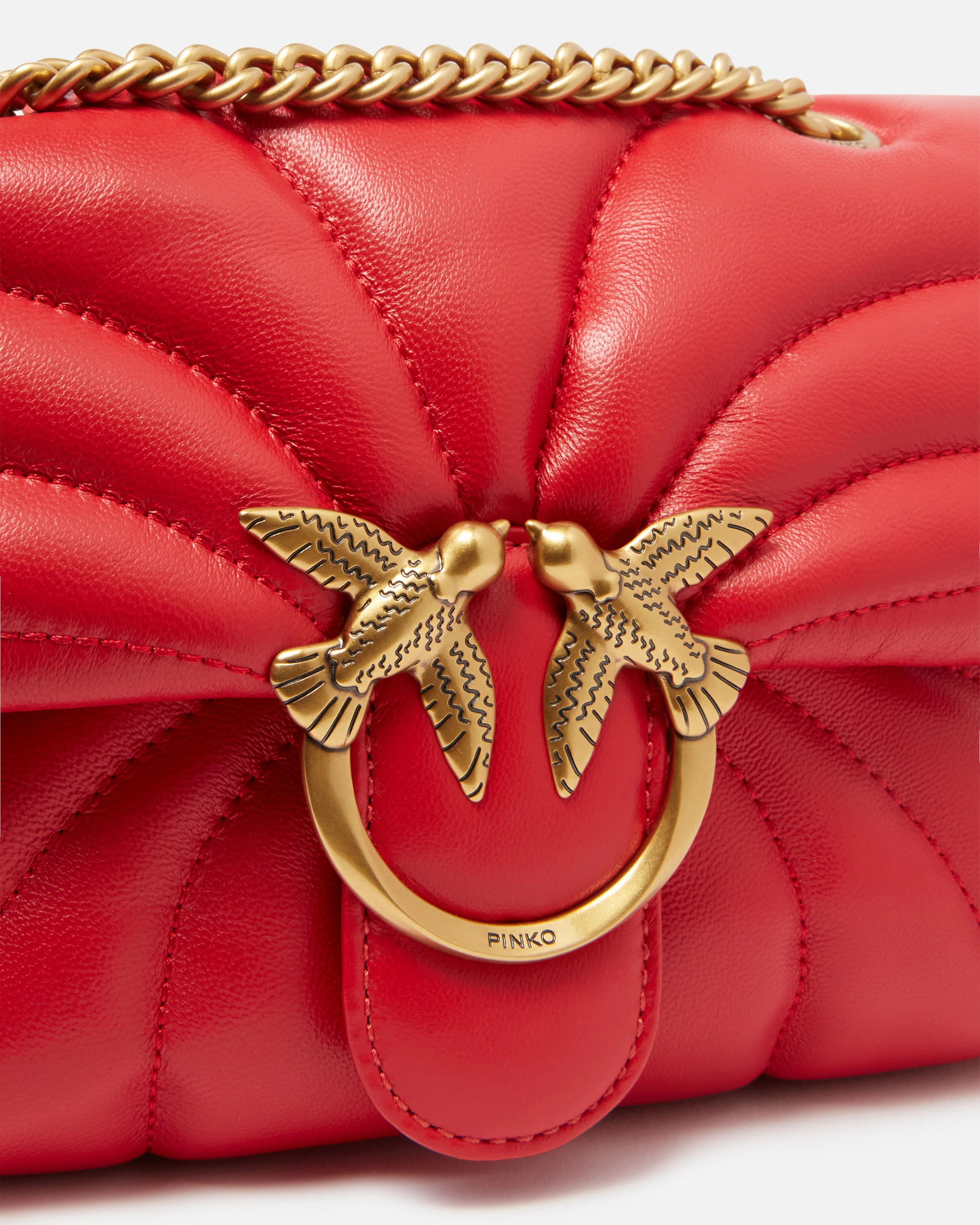Mini borsa Love Bag Puff Butterfly a tracolla in nappa - Image 3
