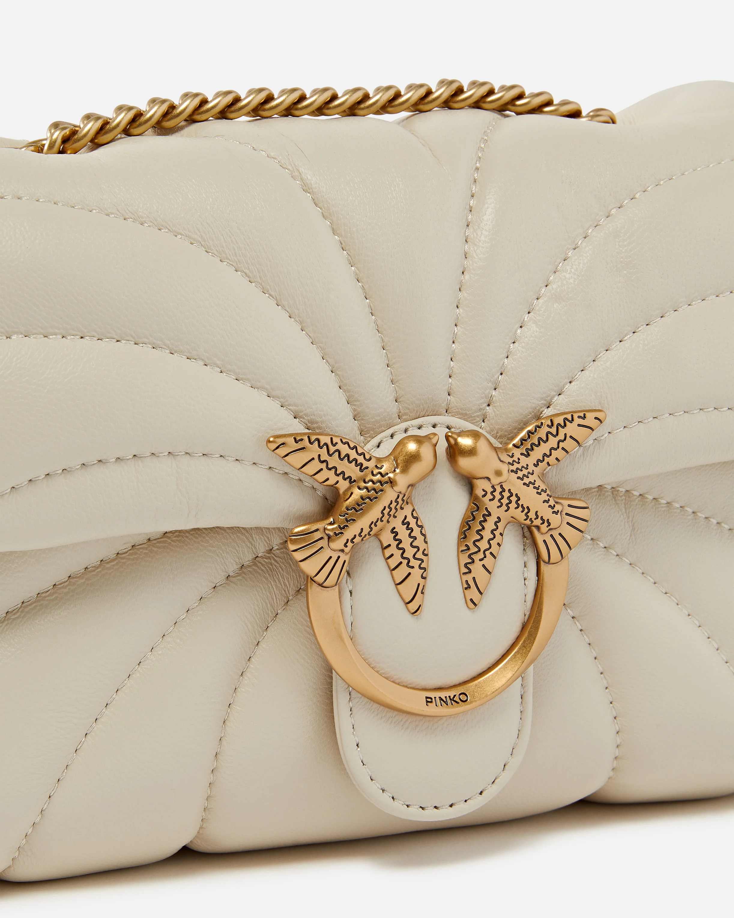 Mini borsa Love Bag Puff Butterfly a tracolla in nappa - Image 3
