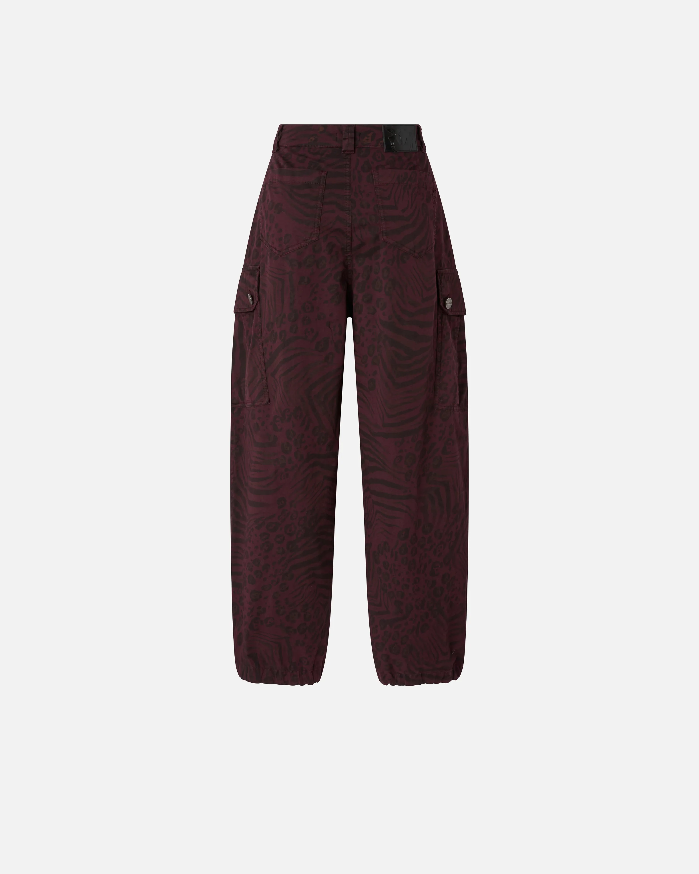 Pantaloni a palloncino con motivo animalier - Image 6