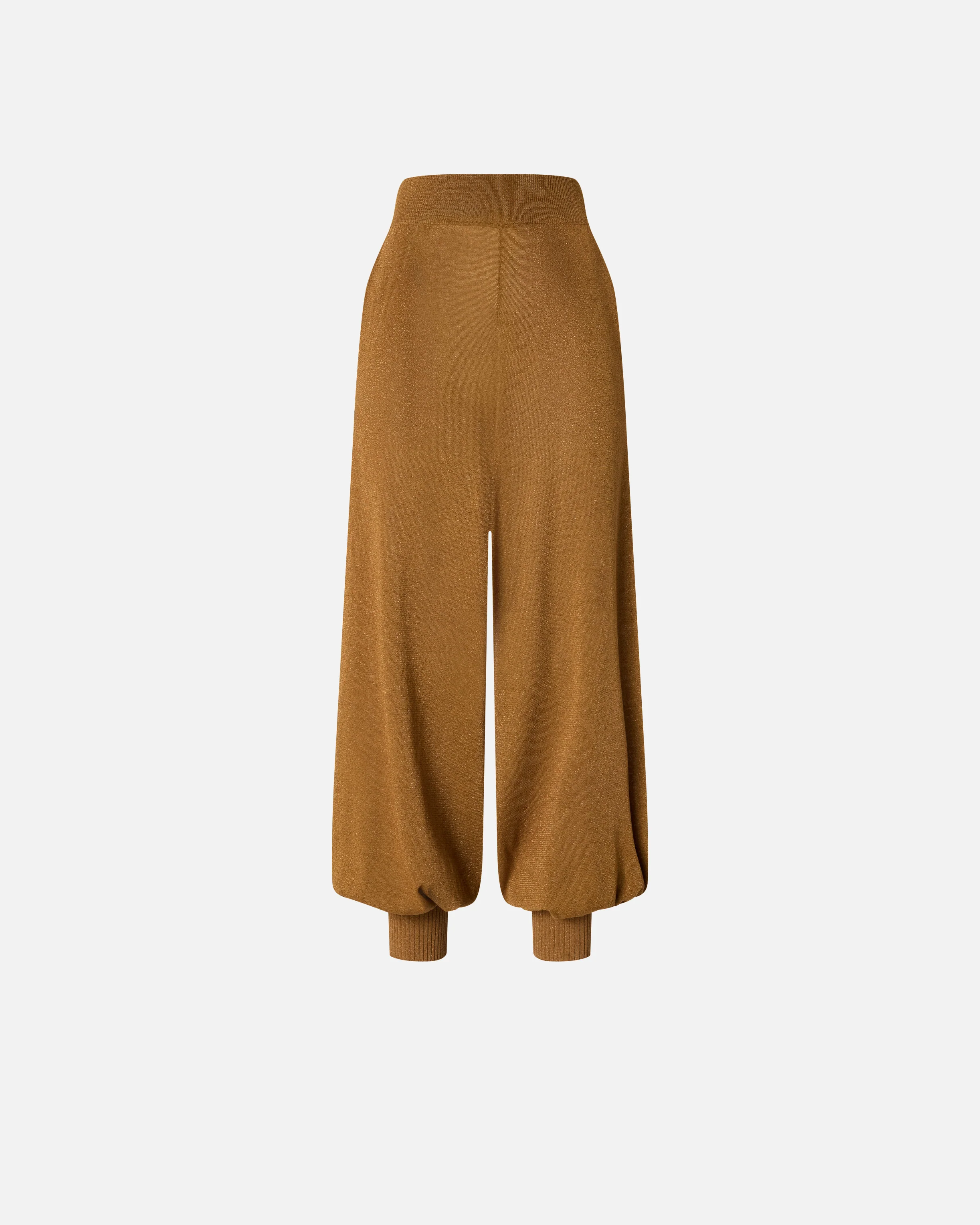 Pantaloni ampi con filo metallizzato - Image 5