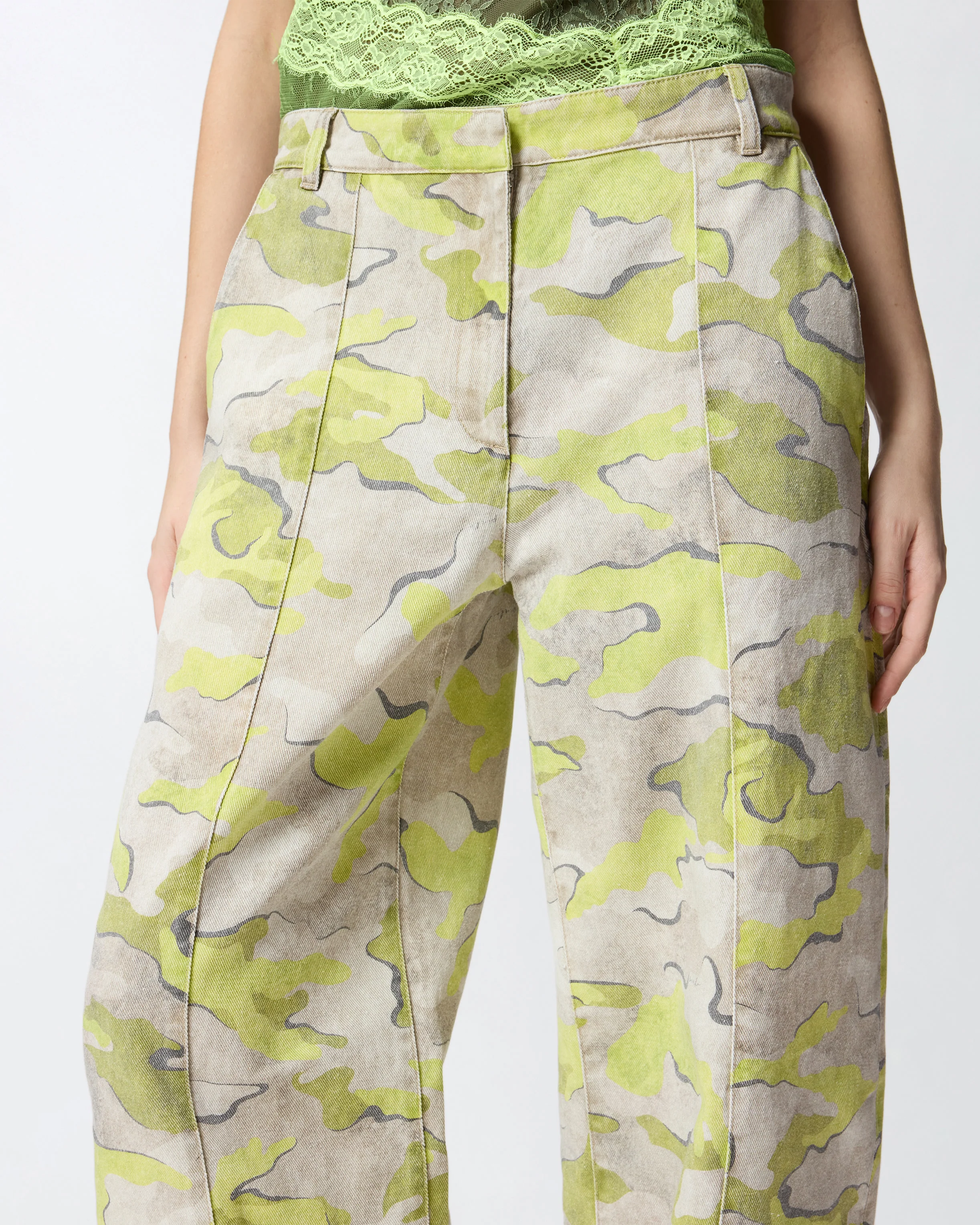 Pantaloni balloon camouflage - Image 4