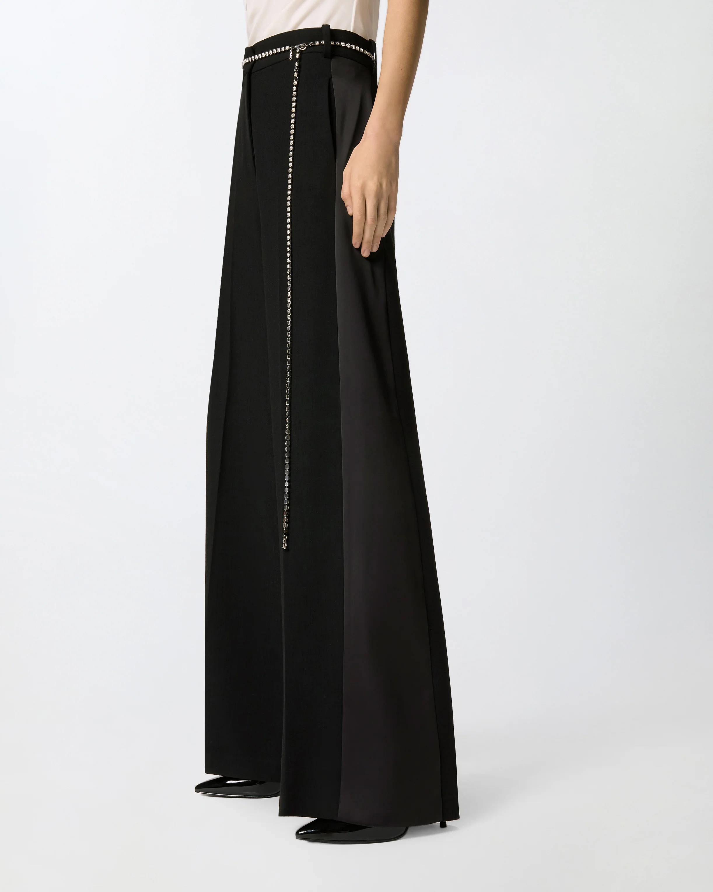 Pantaloni con cintura gioiello - Image 2