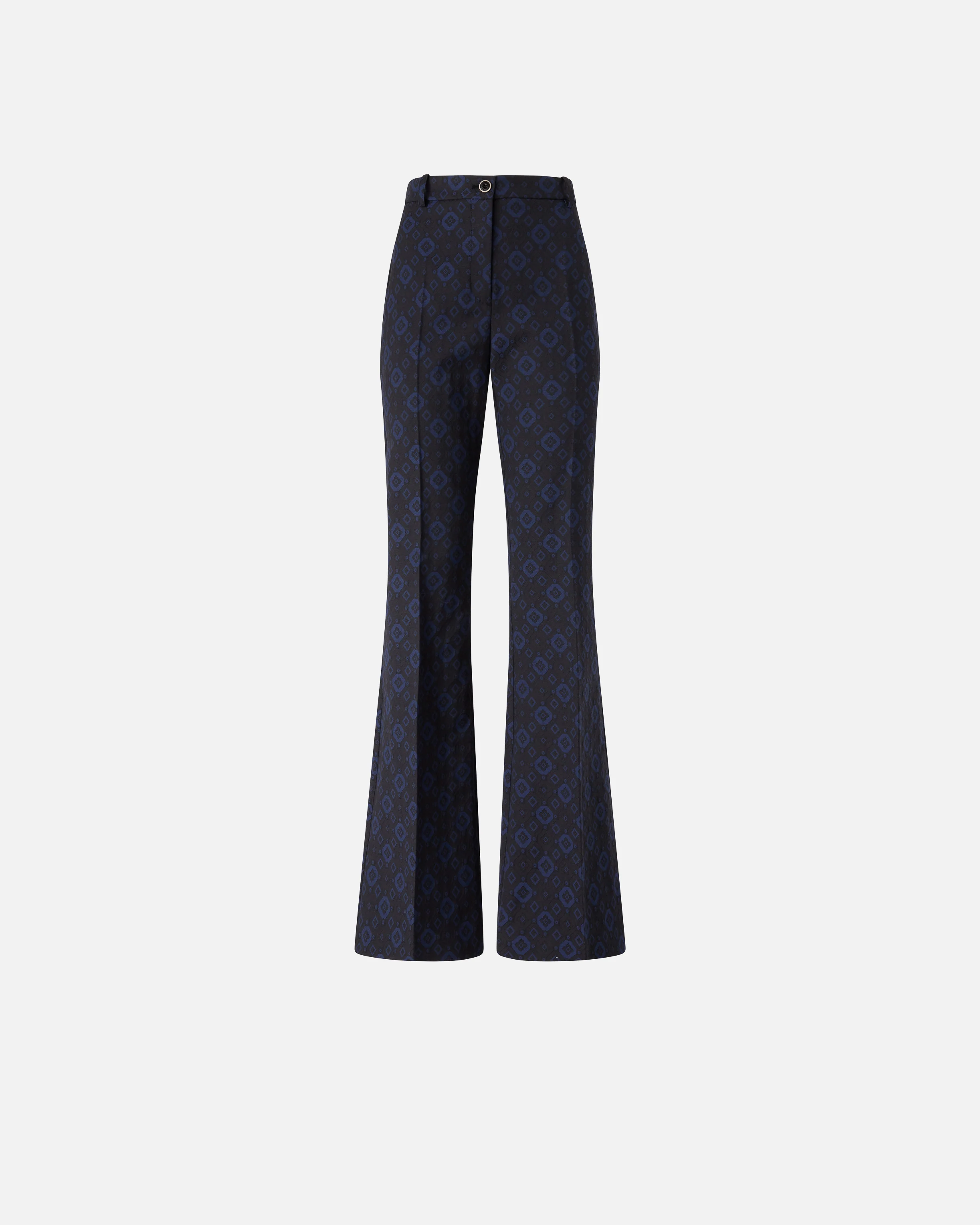 Pantaloni con motivo geometrico e floreale - Image 5