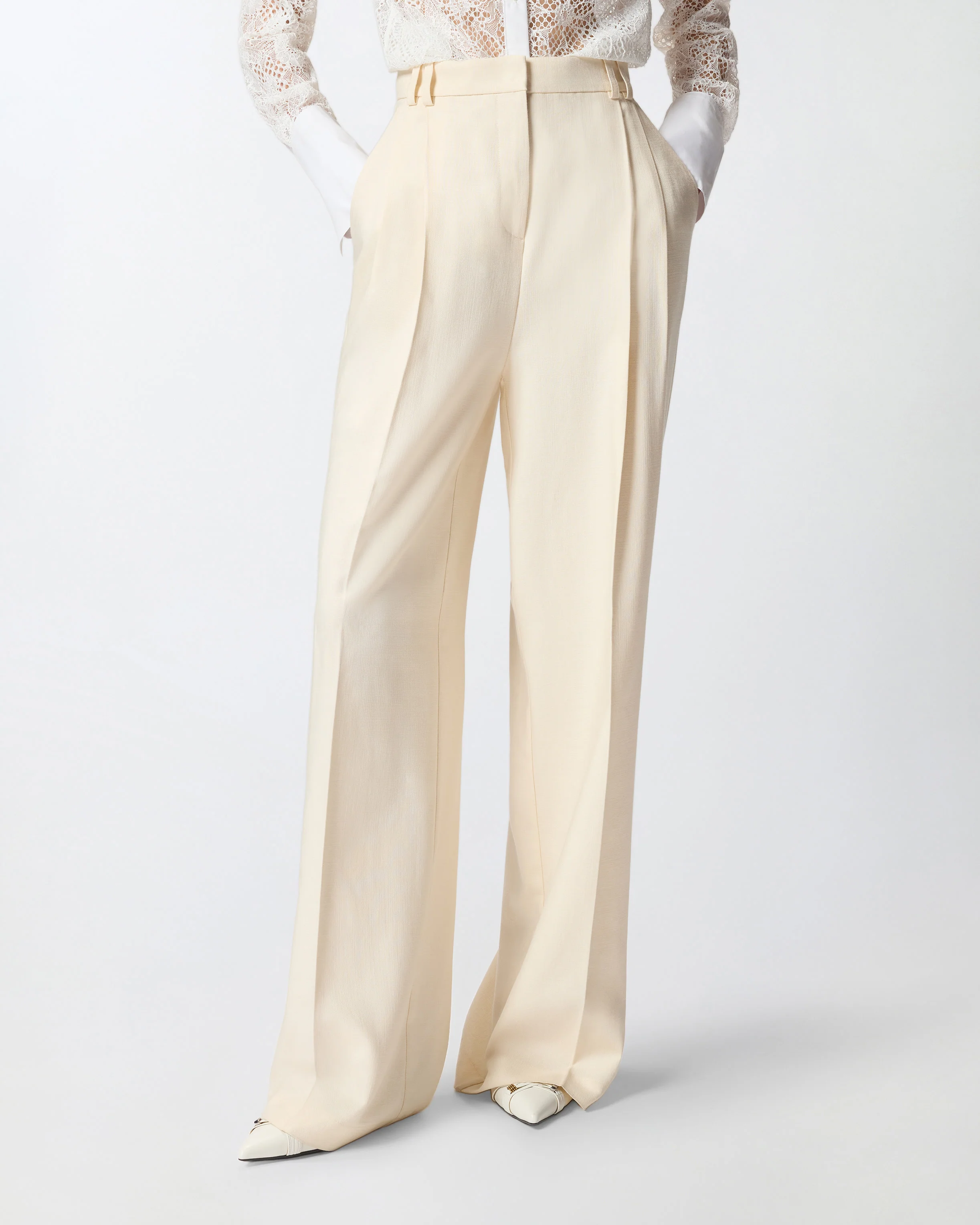 Pantaloni dritti con piega stirata - Image 2