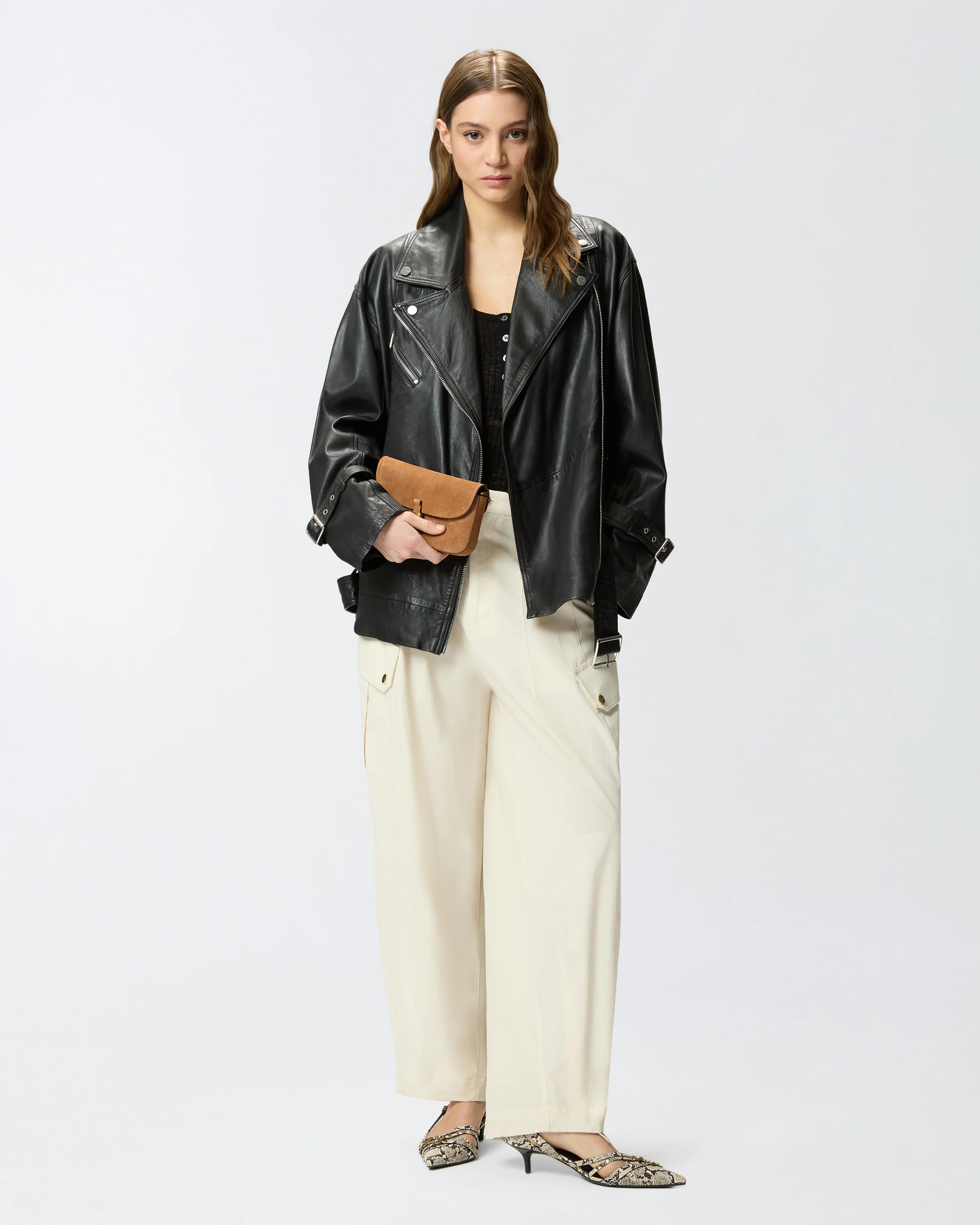 Pantaloni fluidi in cotone