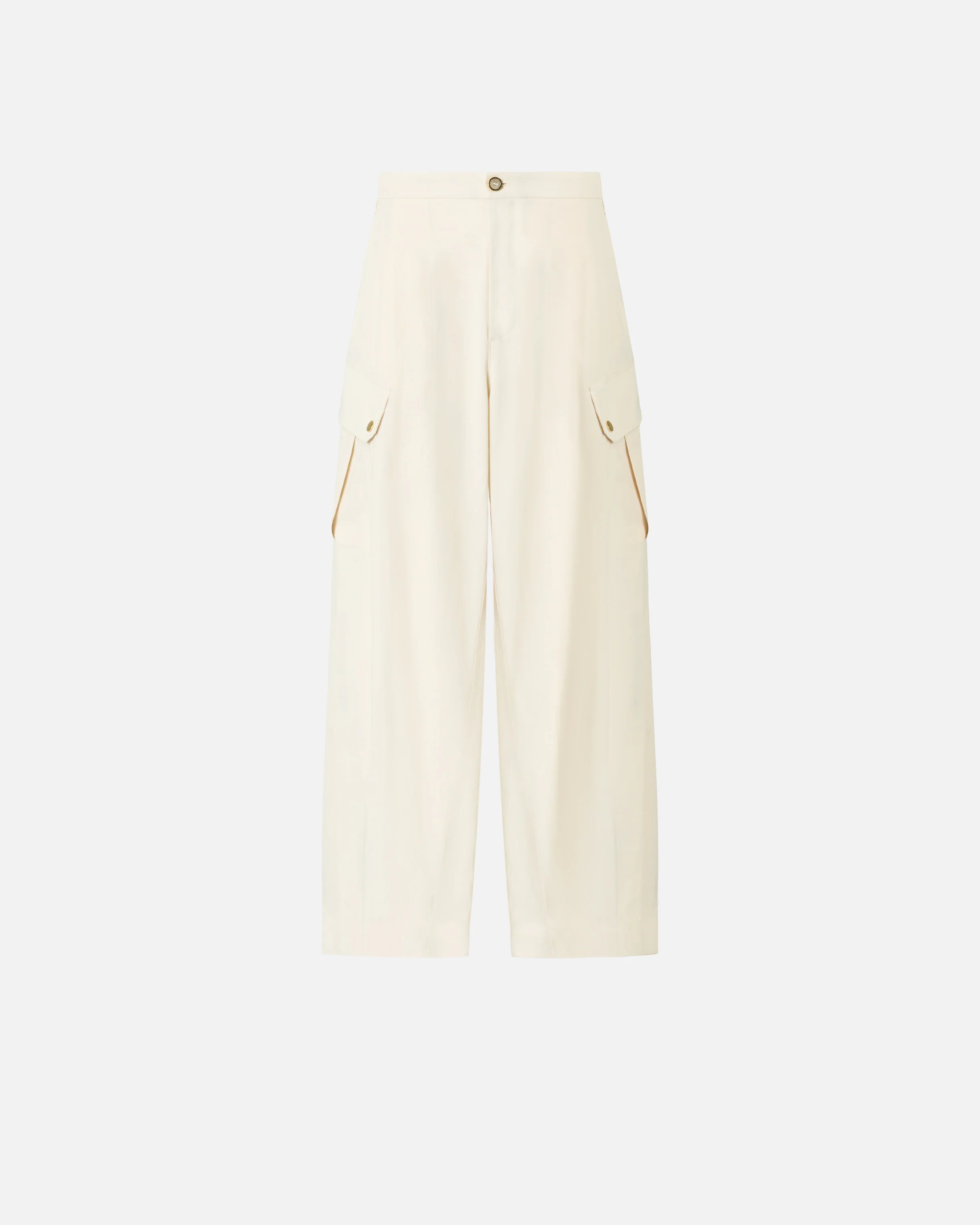 Pantaloni fluidi in cotone - Image 5