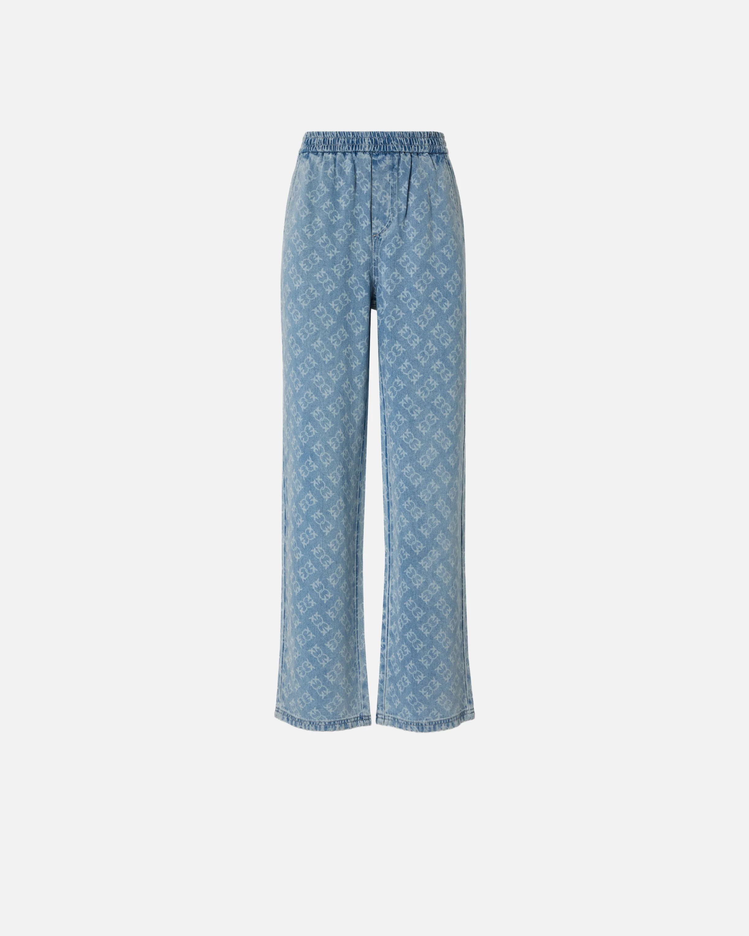 Pantaloni in denim con logo Love Birds - Image 5