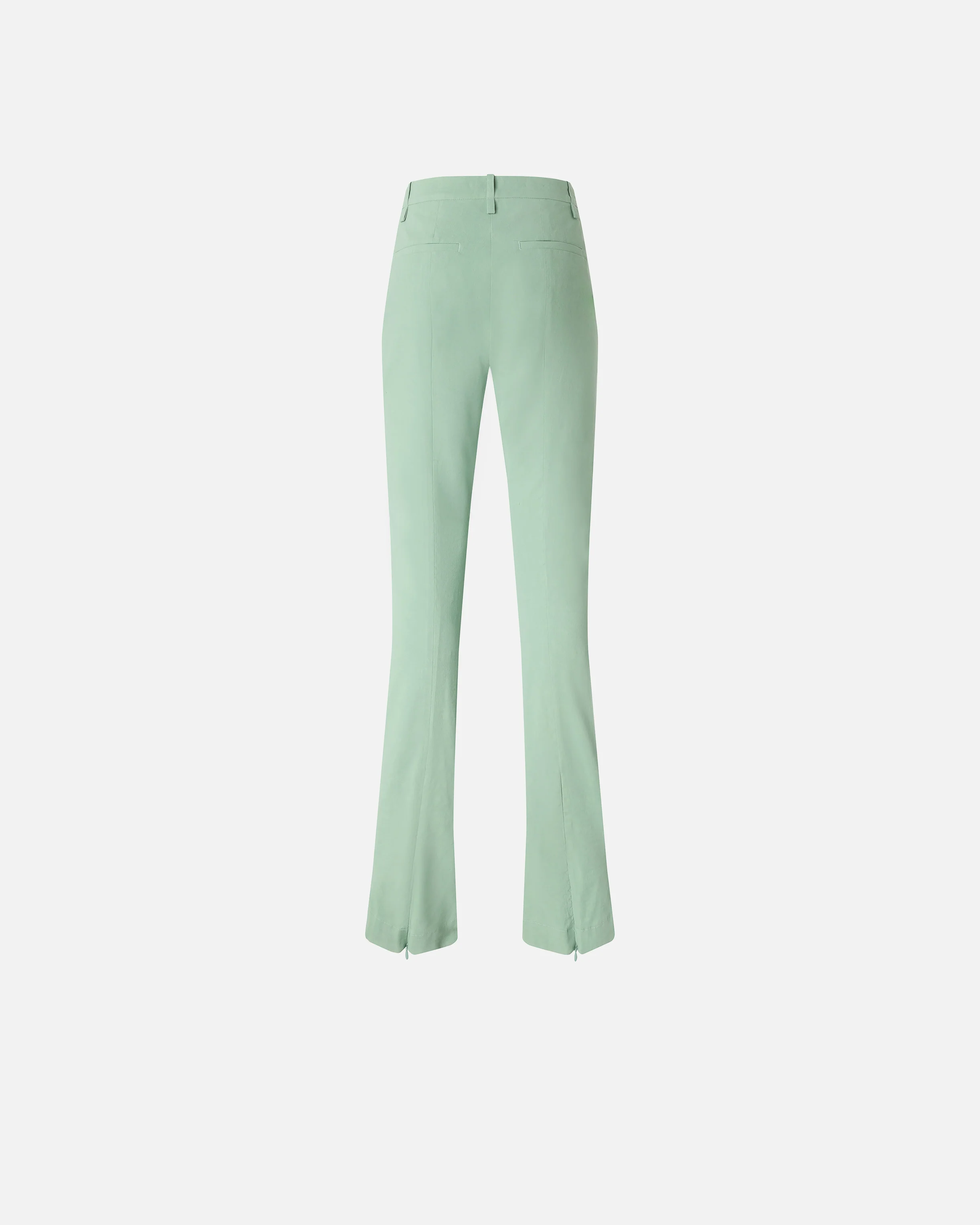 Pantaloni in misto lino con piega stirata - Image 6