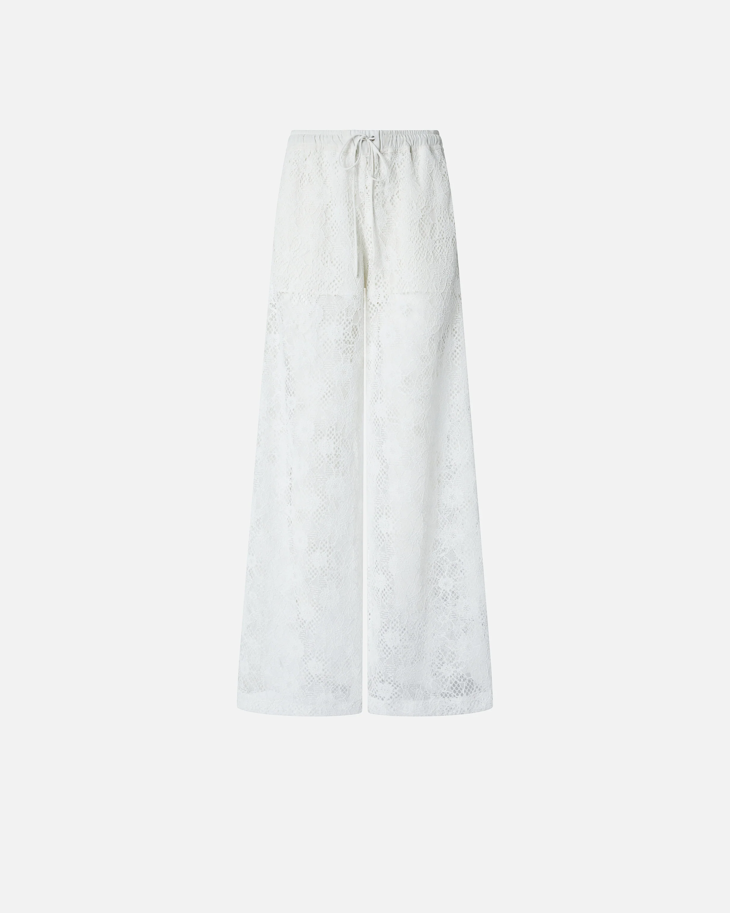 Pantaloni in pizzo rebrodé floreale - Image 5