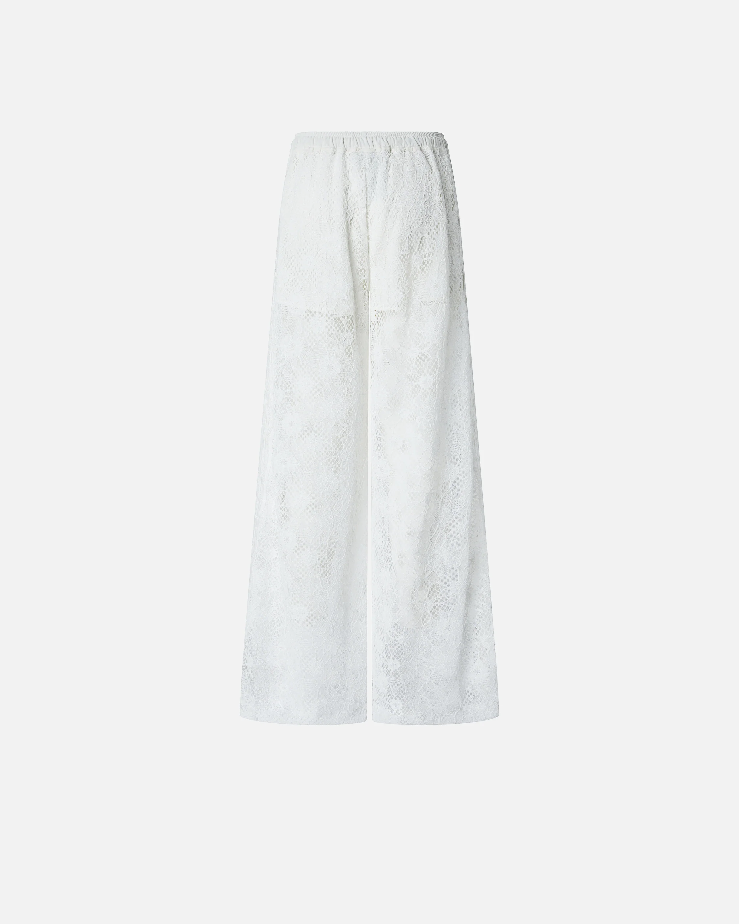 Pantaloni in pizzo rebrodé floreale - Image 6