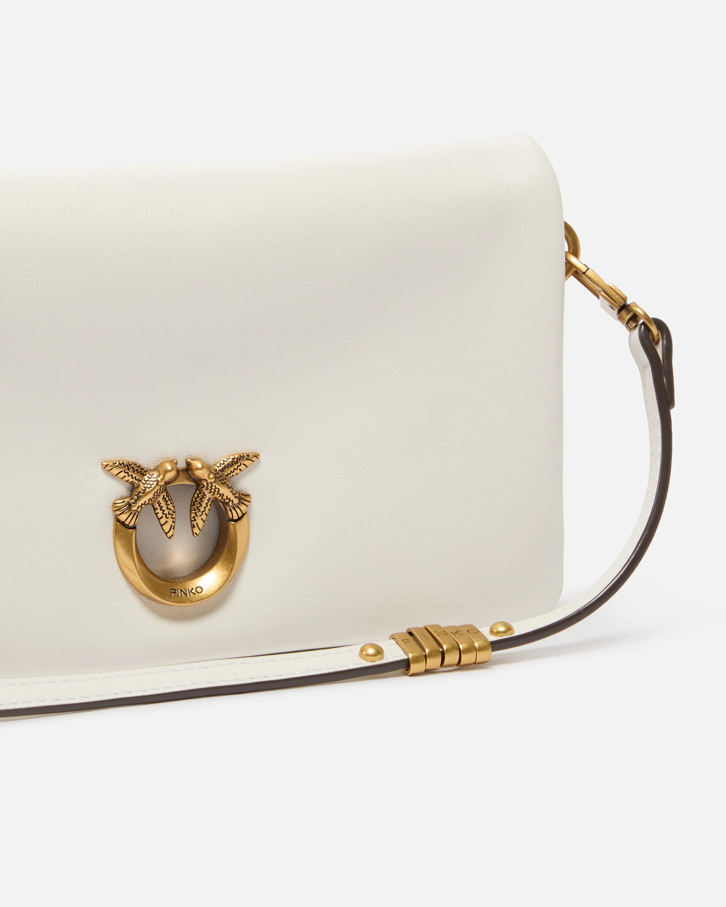 Pochette a tracolla piccola Love Bag Click Soft Horizontal Mini in pelle - Image 3