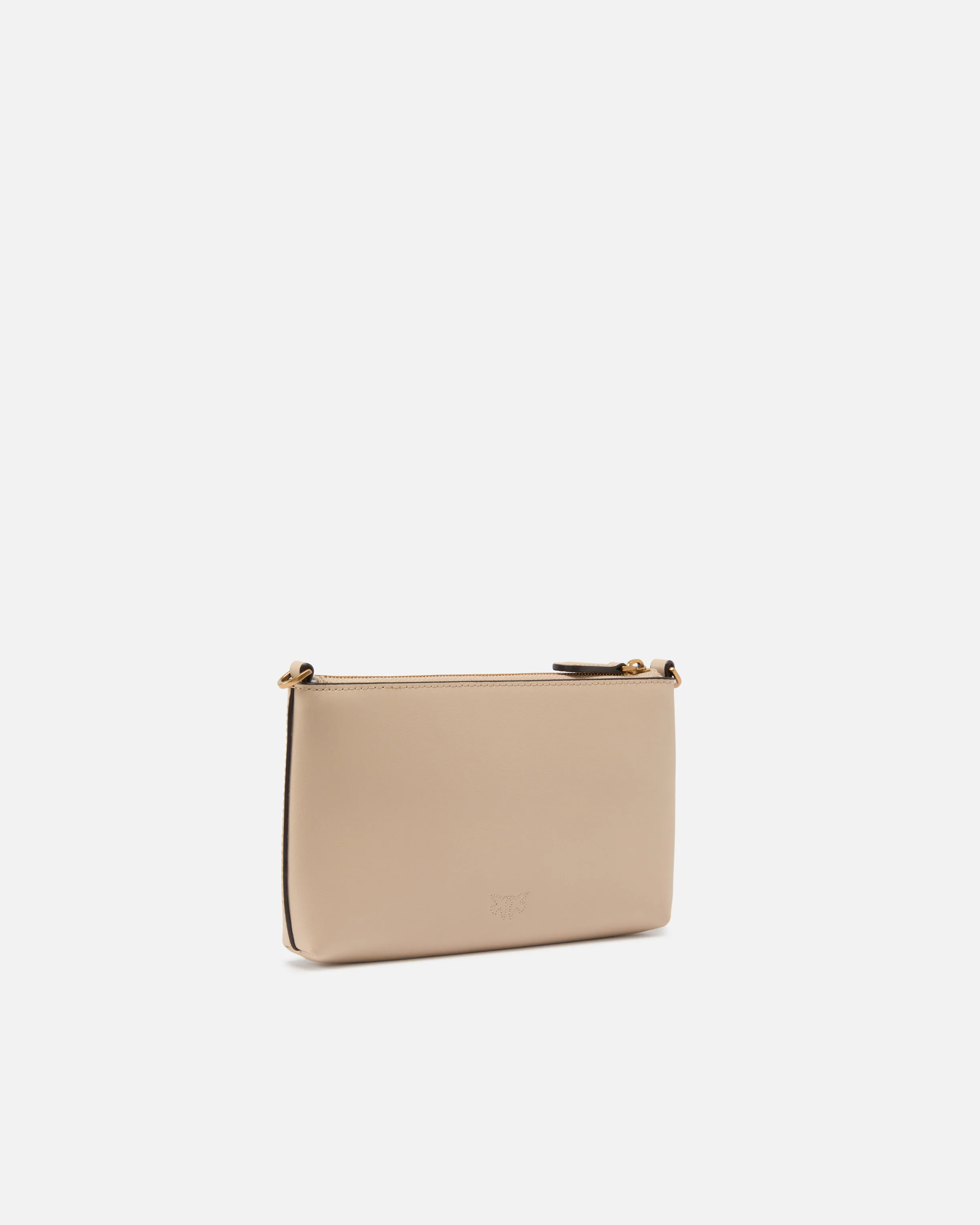 Pochette piatta in pelle con logo Love Birds - Image 2