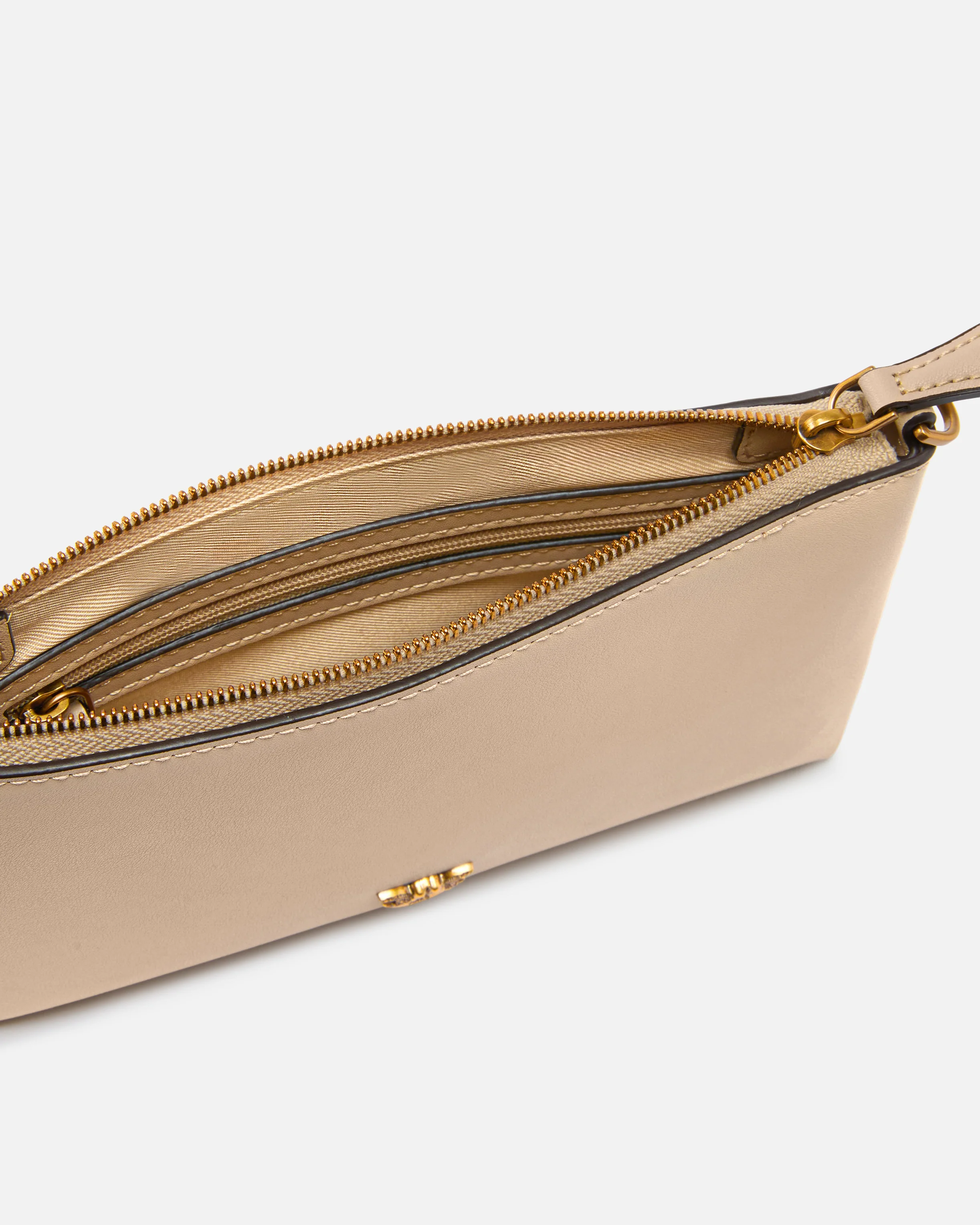 Pochette piatta in pelle con logo Love Birds - Image 4