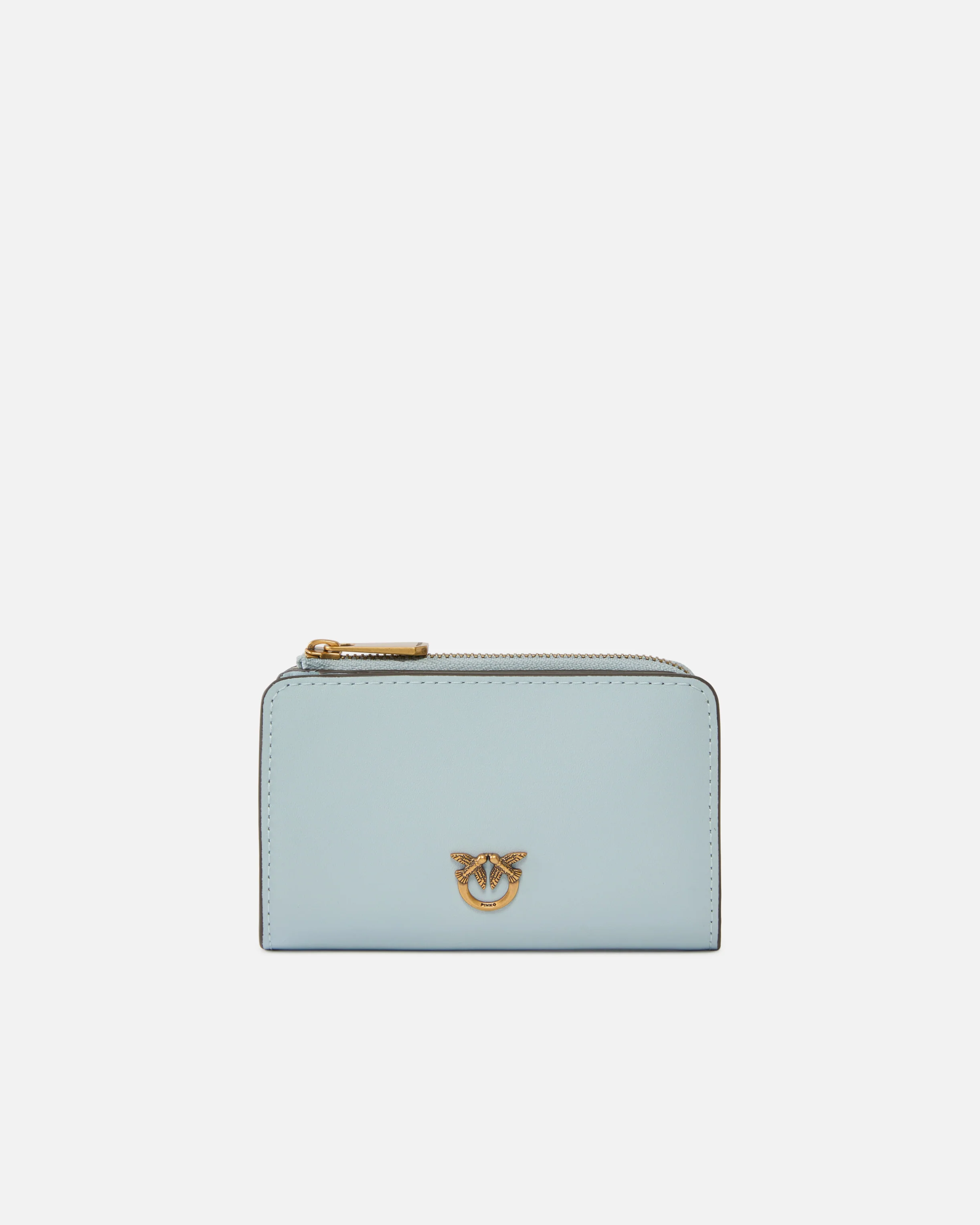 Portafoglio mini in pelle con Love Birds