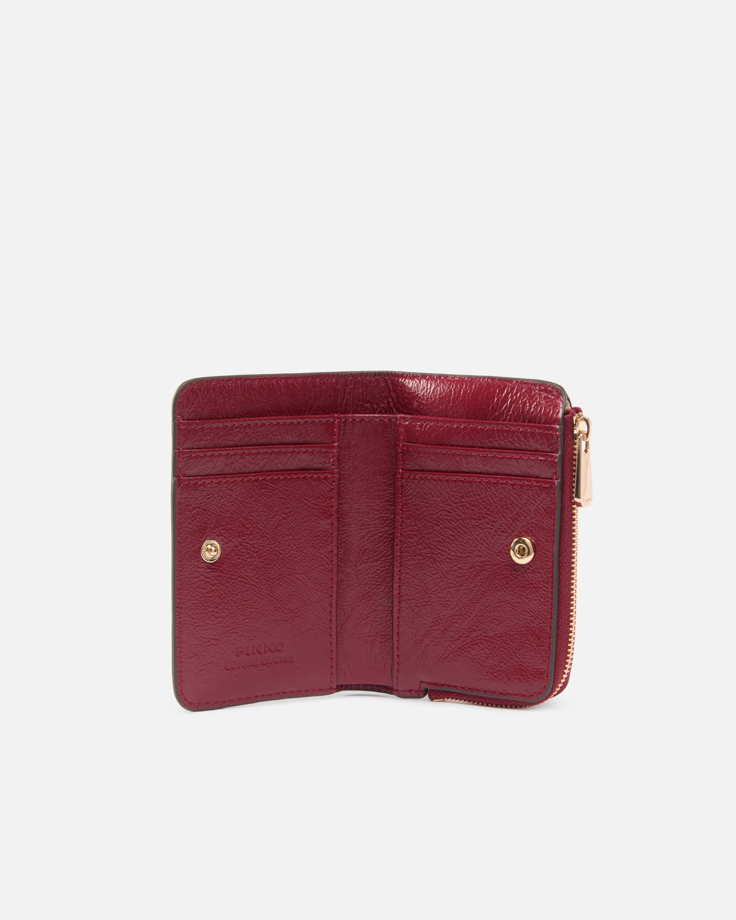 Portafoglio mini in pelle shiny con Love Birds - Image 3