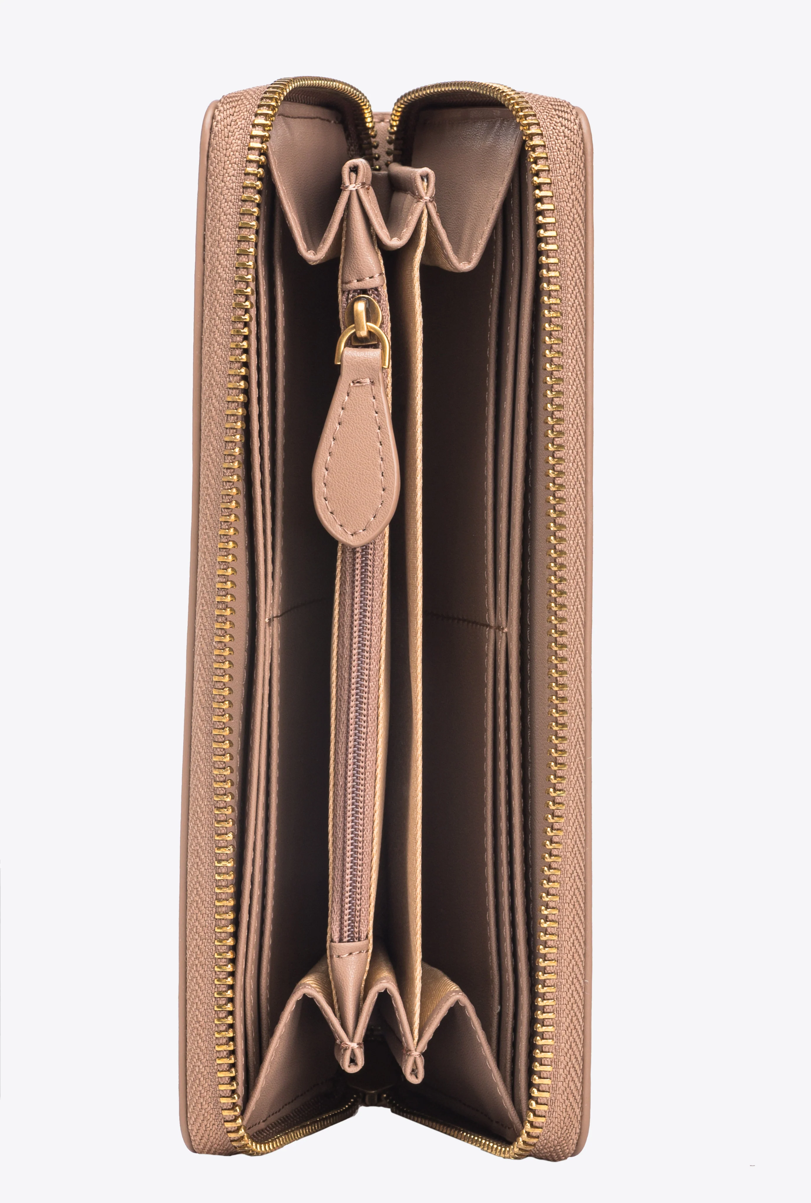Portafoglio zip-around in pelle - Image 4