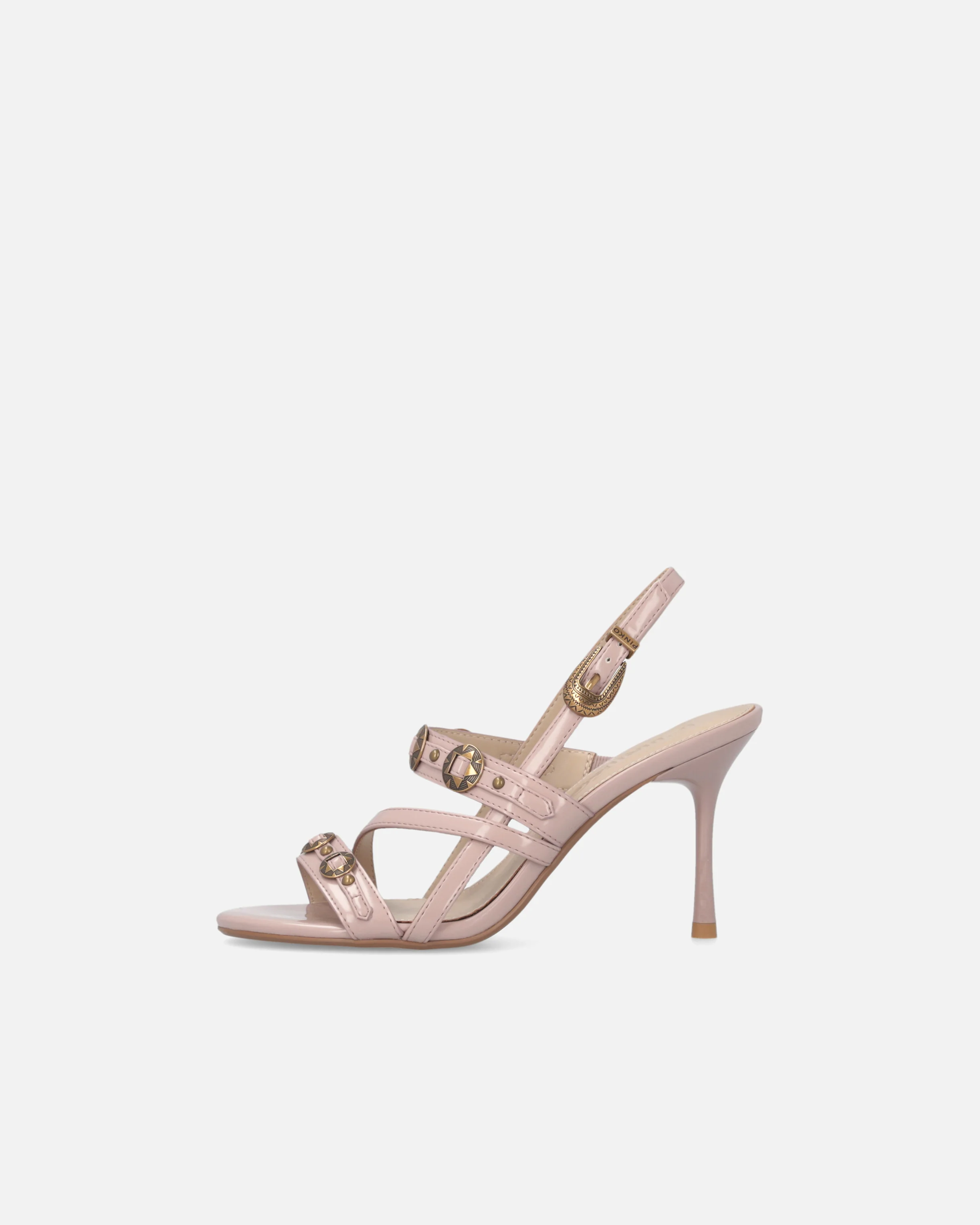Sandali slingback alti con cinturini e borchie - Image 5