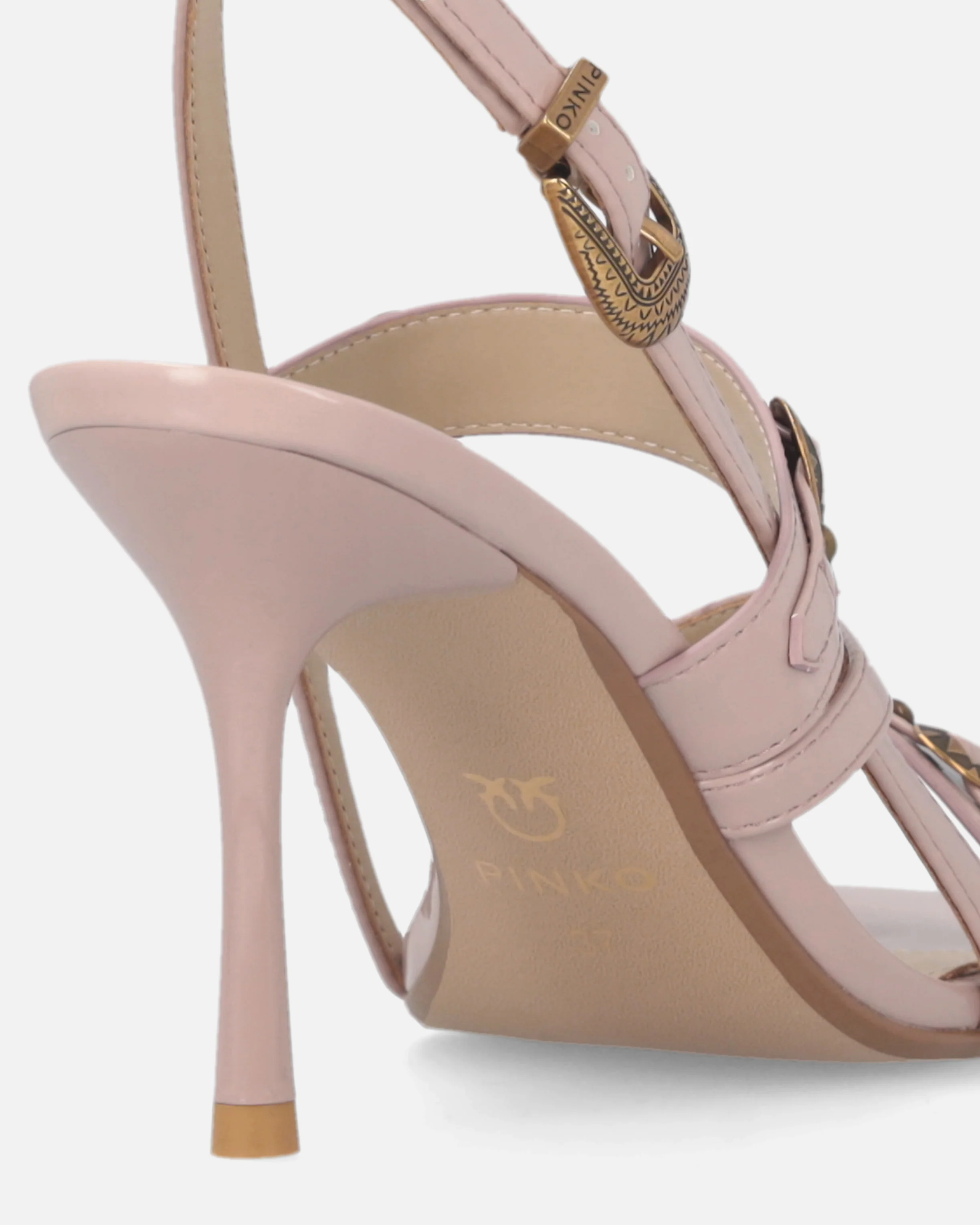 Sandali slingback alti con cinturini e borchie - Image 7