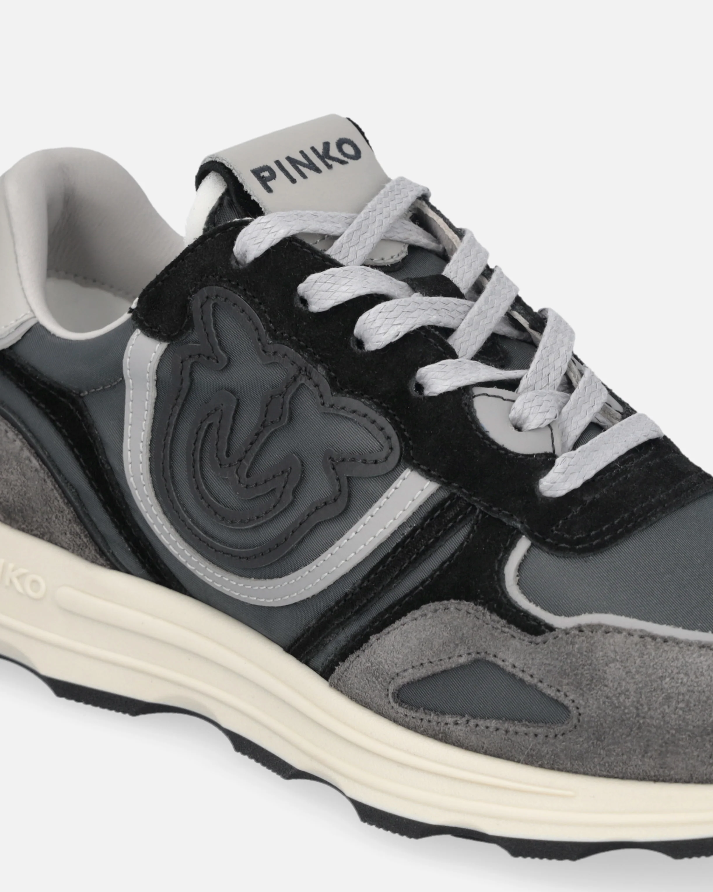 Scarpe da ginnastica in suede con logo - Image 4