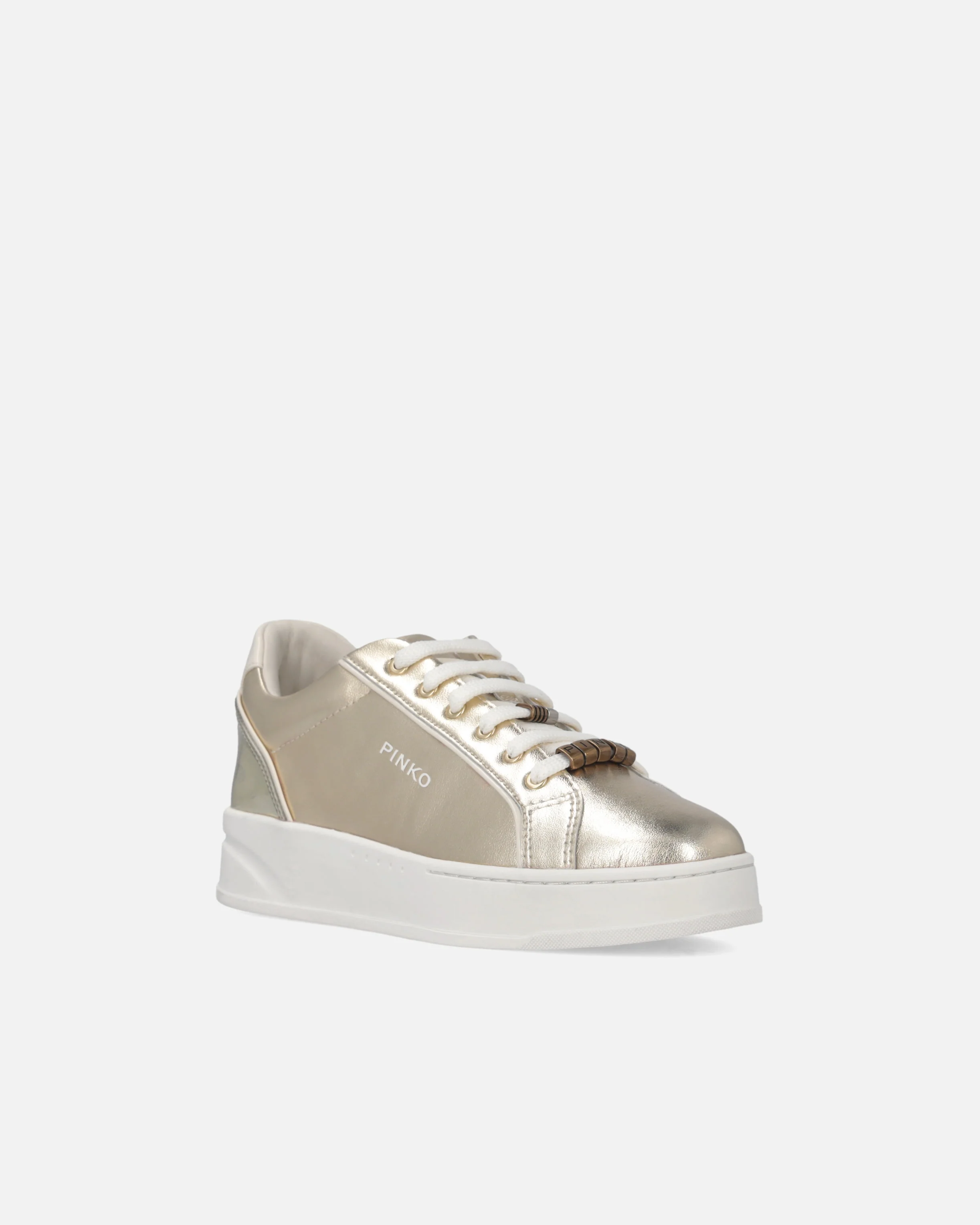 Scarpe da ginnastica laminate con logo - Image 2