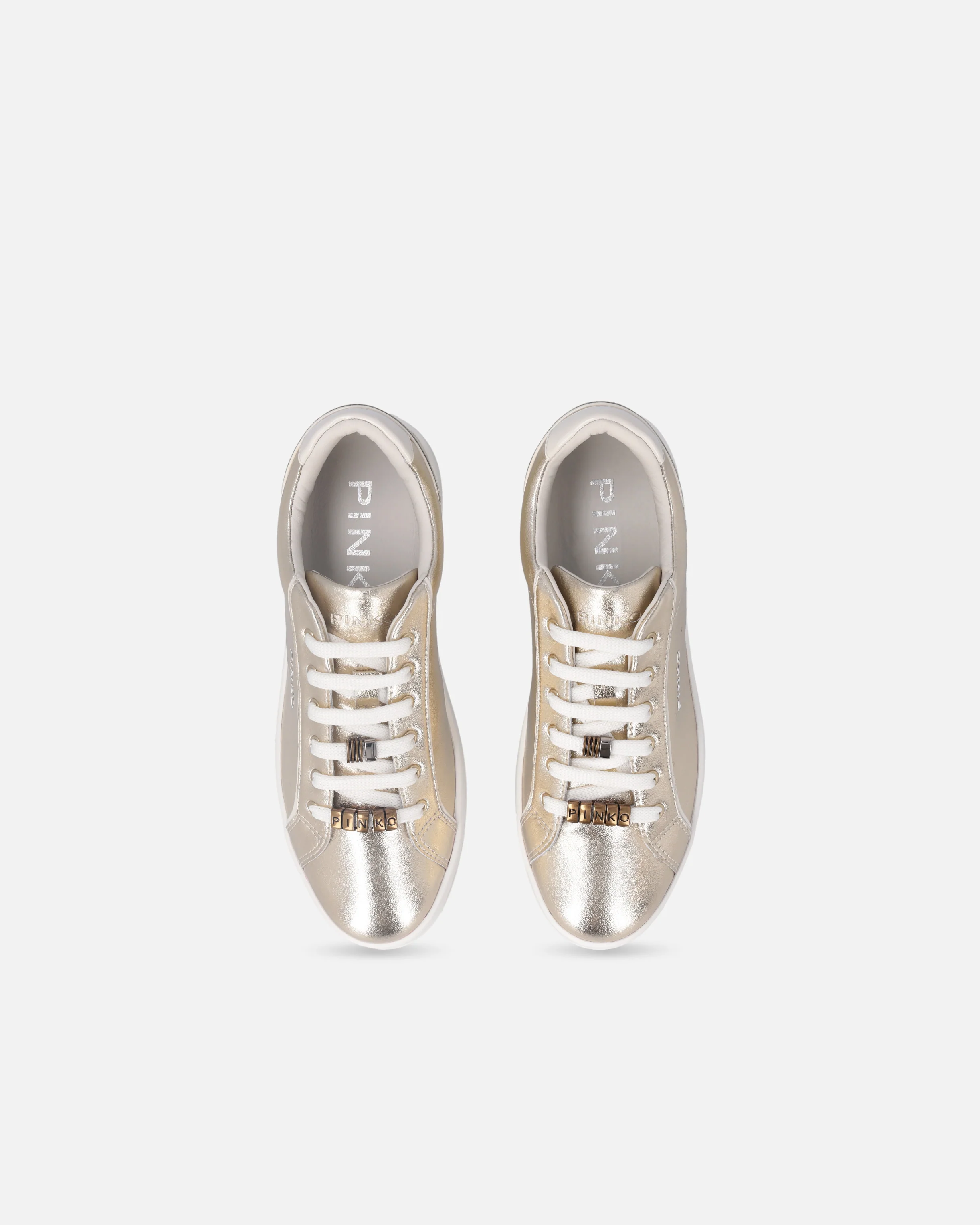 Scarpe da ginnastica laminate con logo - Image 9