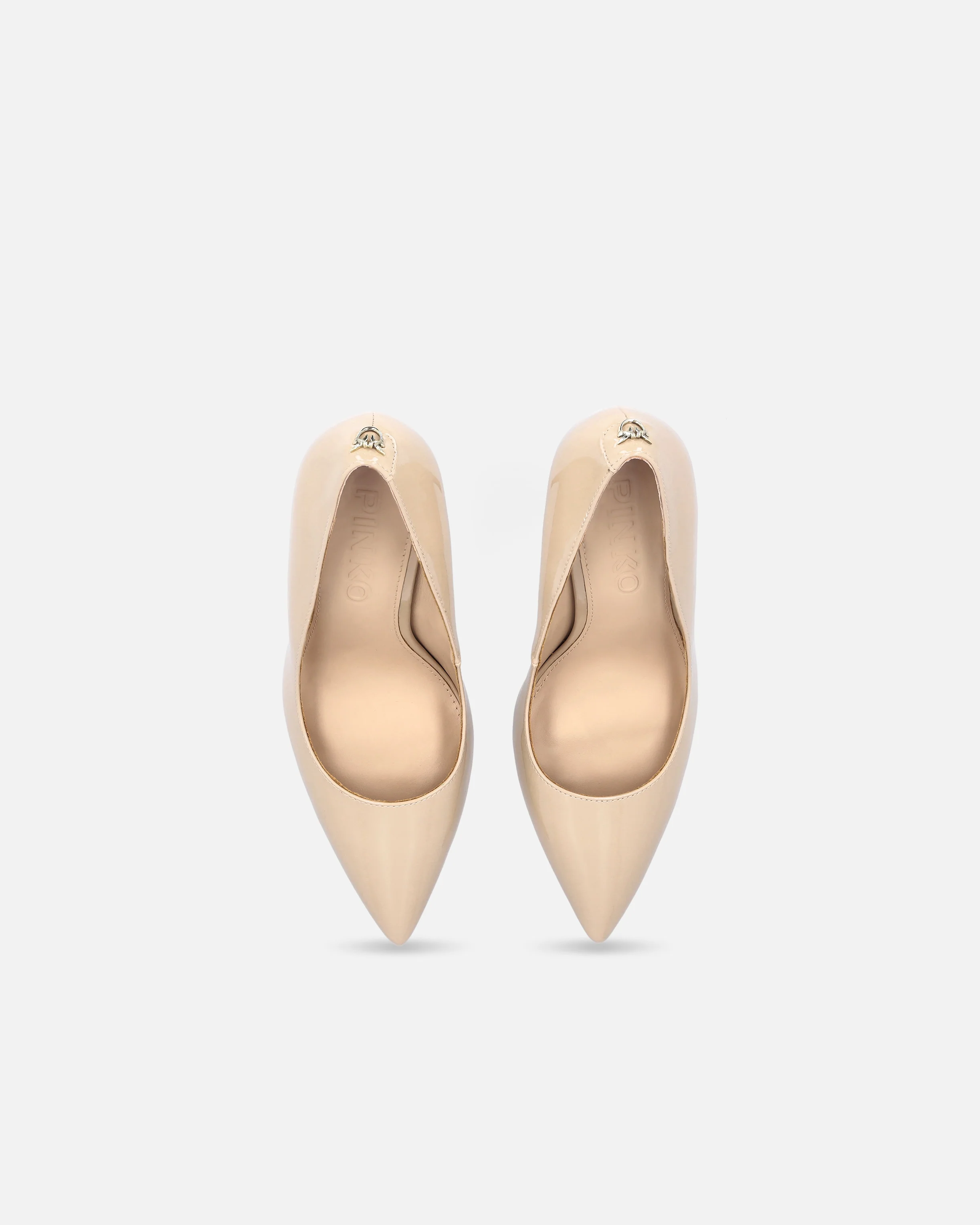 Scarpe décolleté lucide con tacco - Image 9