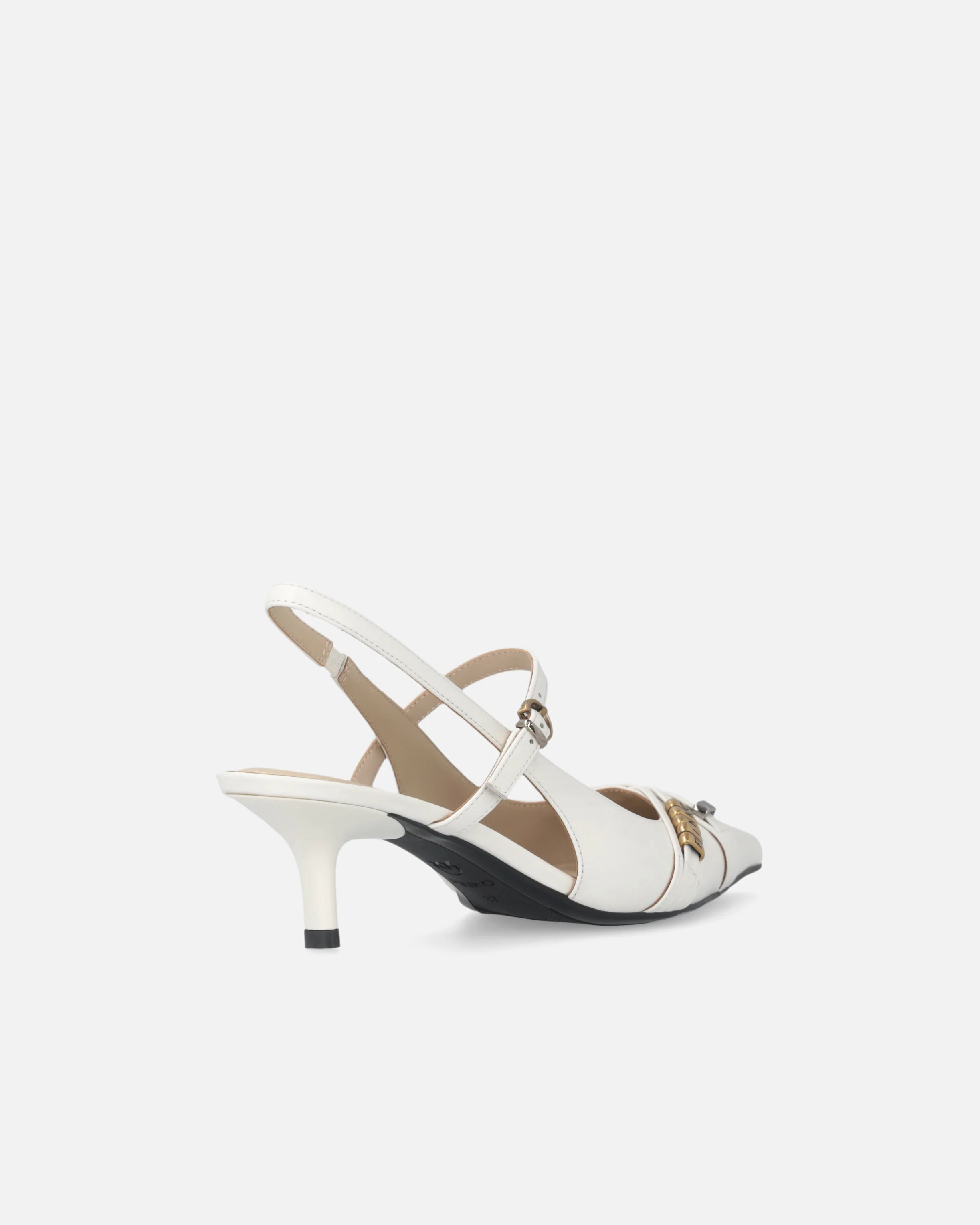Slingback con cinturini e applicazioni gioiello - Image 3