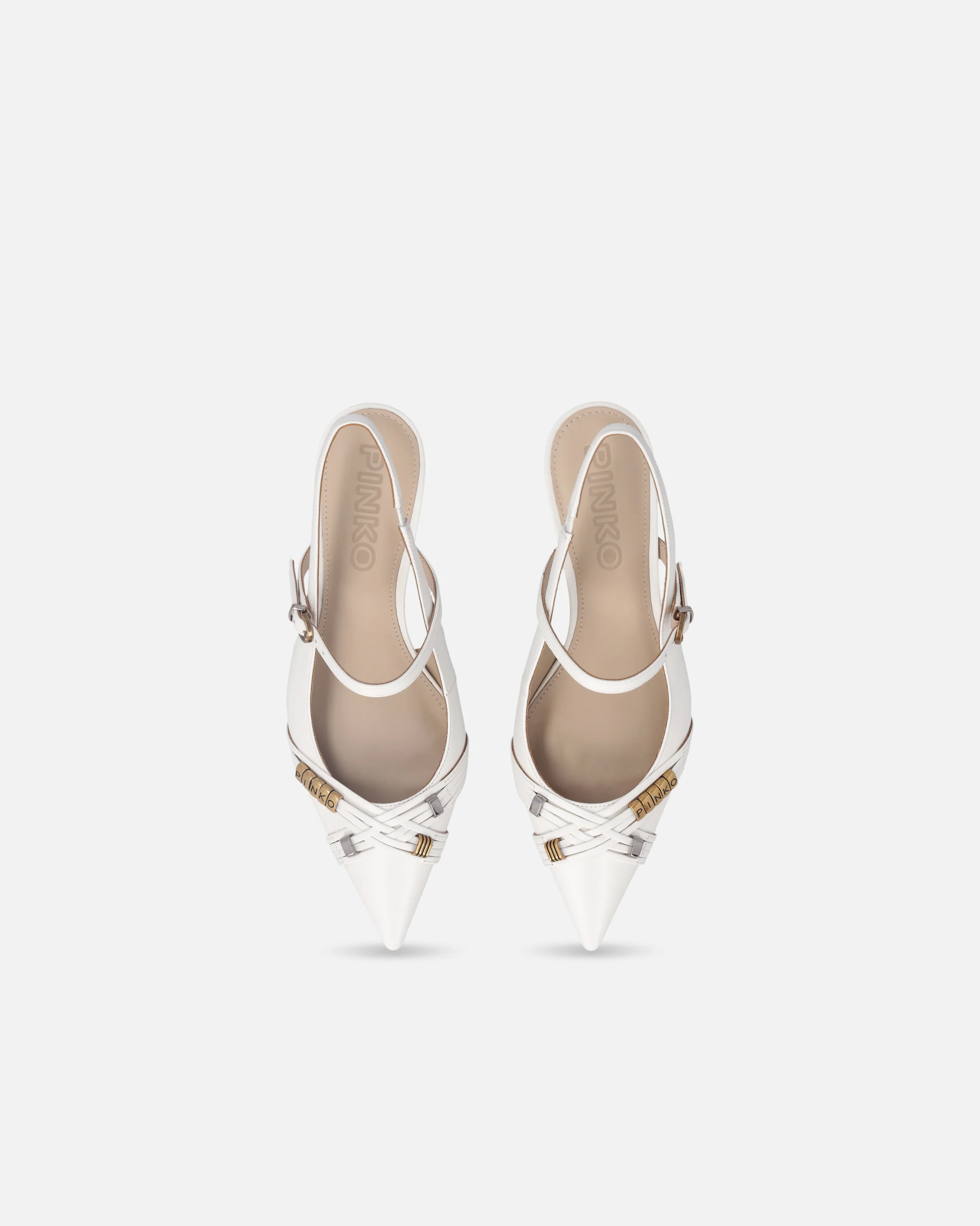 Slingback con cinturini e applicazioni gioiello - Image 9