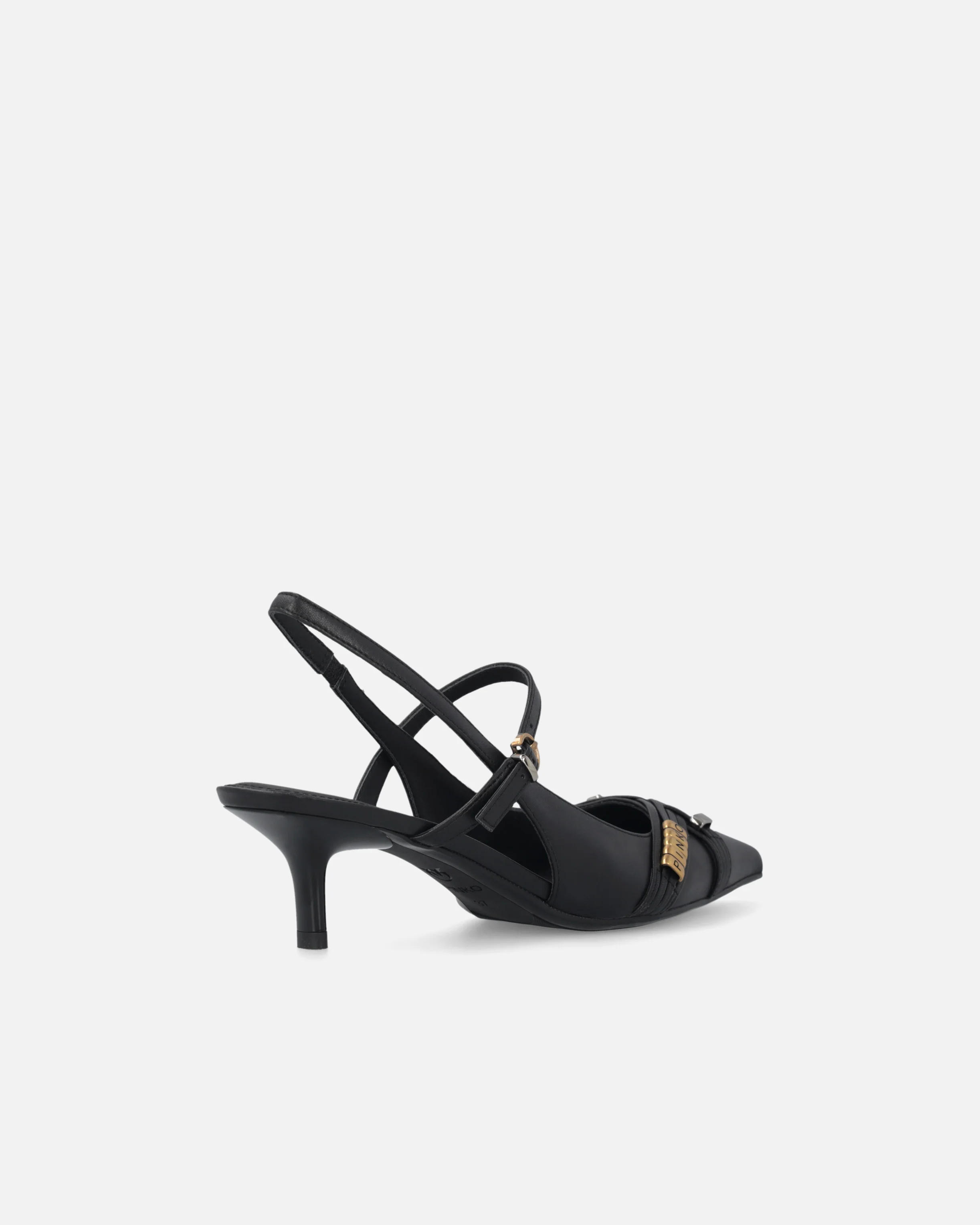 Slingback con cinturini e applicazioni gioiello - Image 3