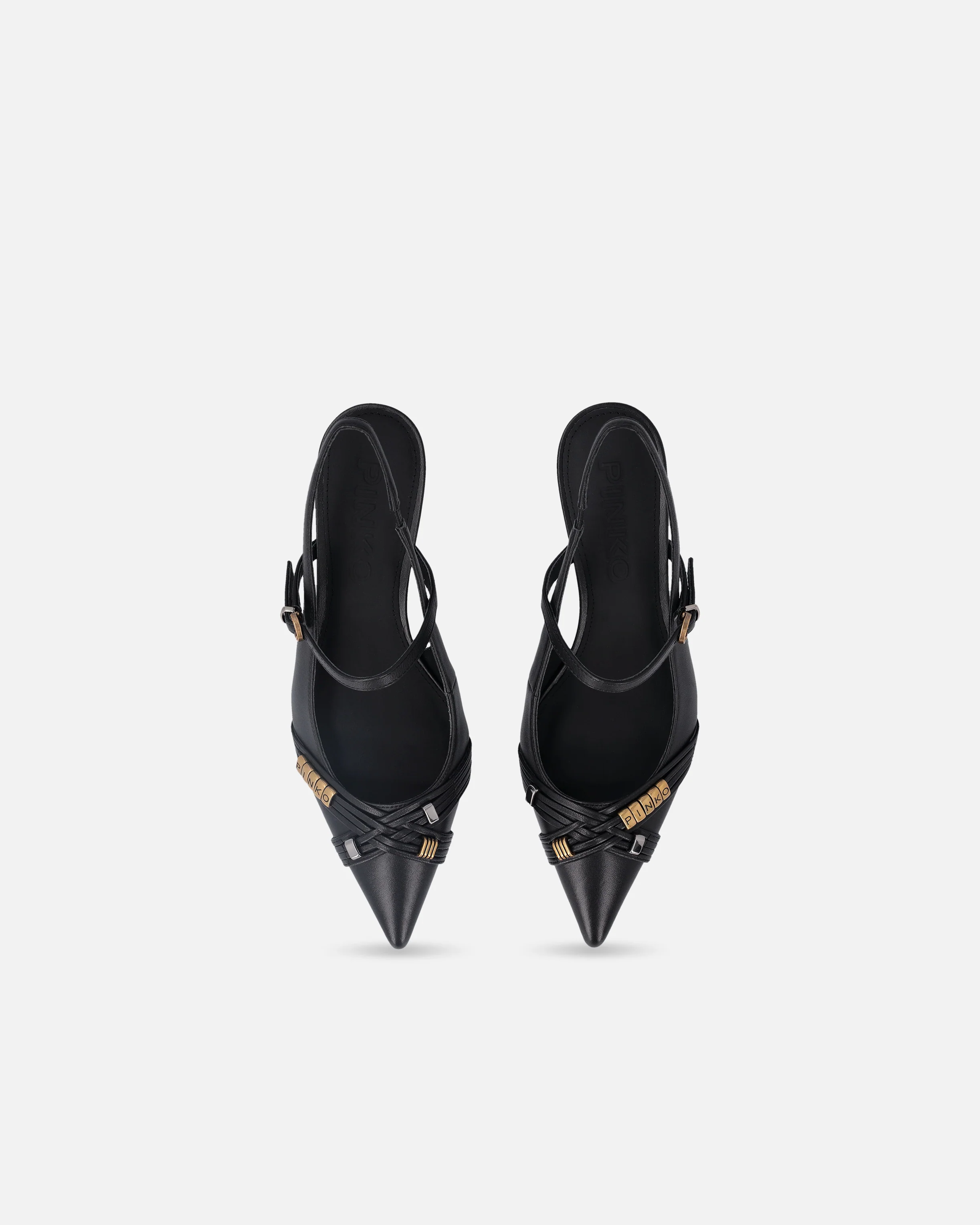 Slingback con cinturini e applicazioni gioiello - Image 9