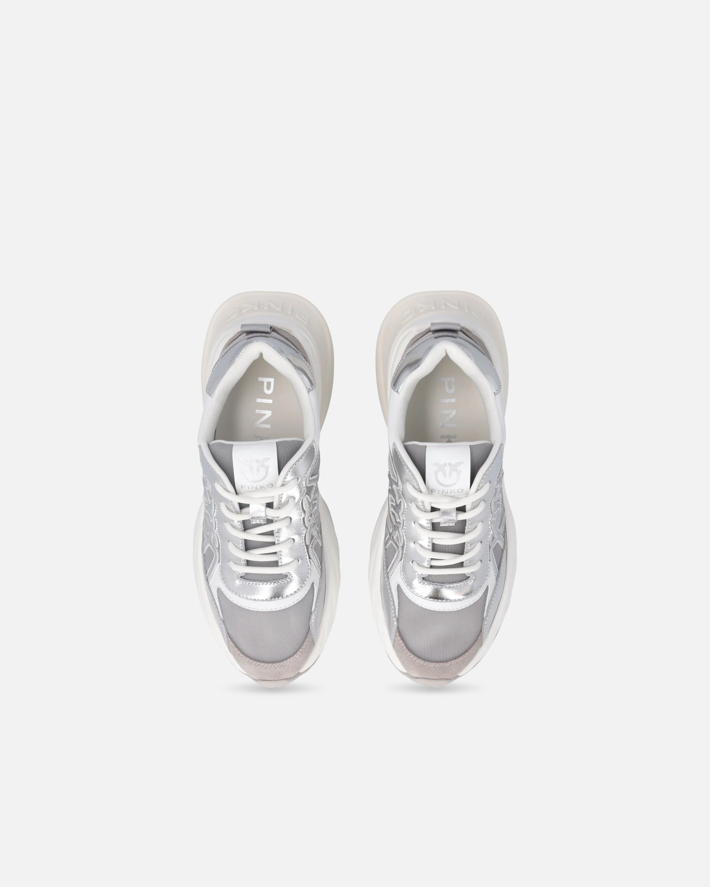 Sneakers con inserti laminati e logo Love Birds - Image 9