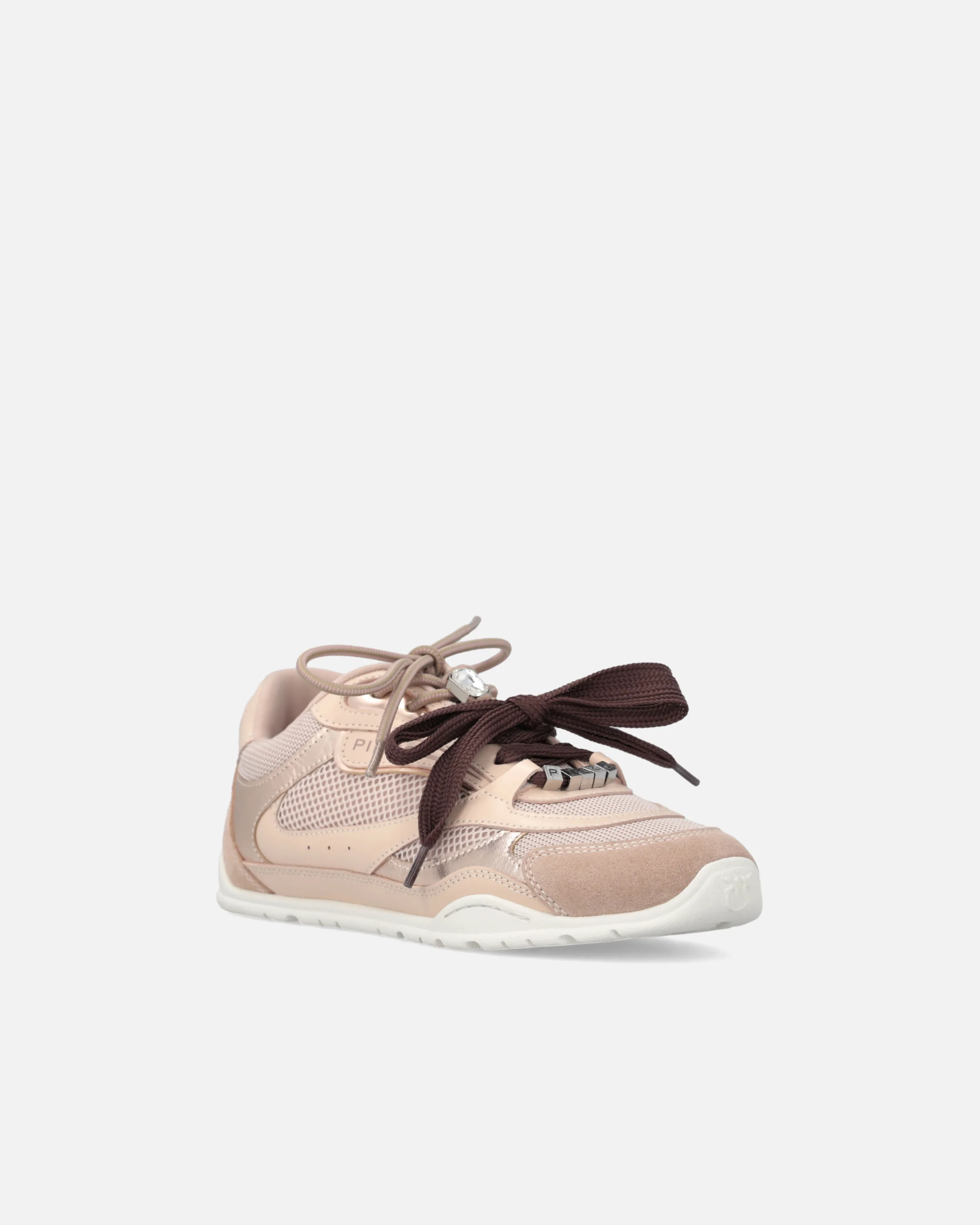 Sneakers con lacci doppi e applicazioni gioiello - Image 2
