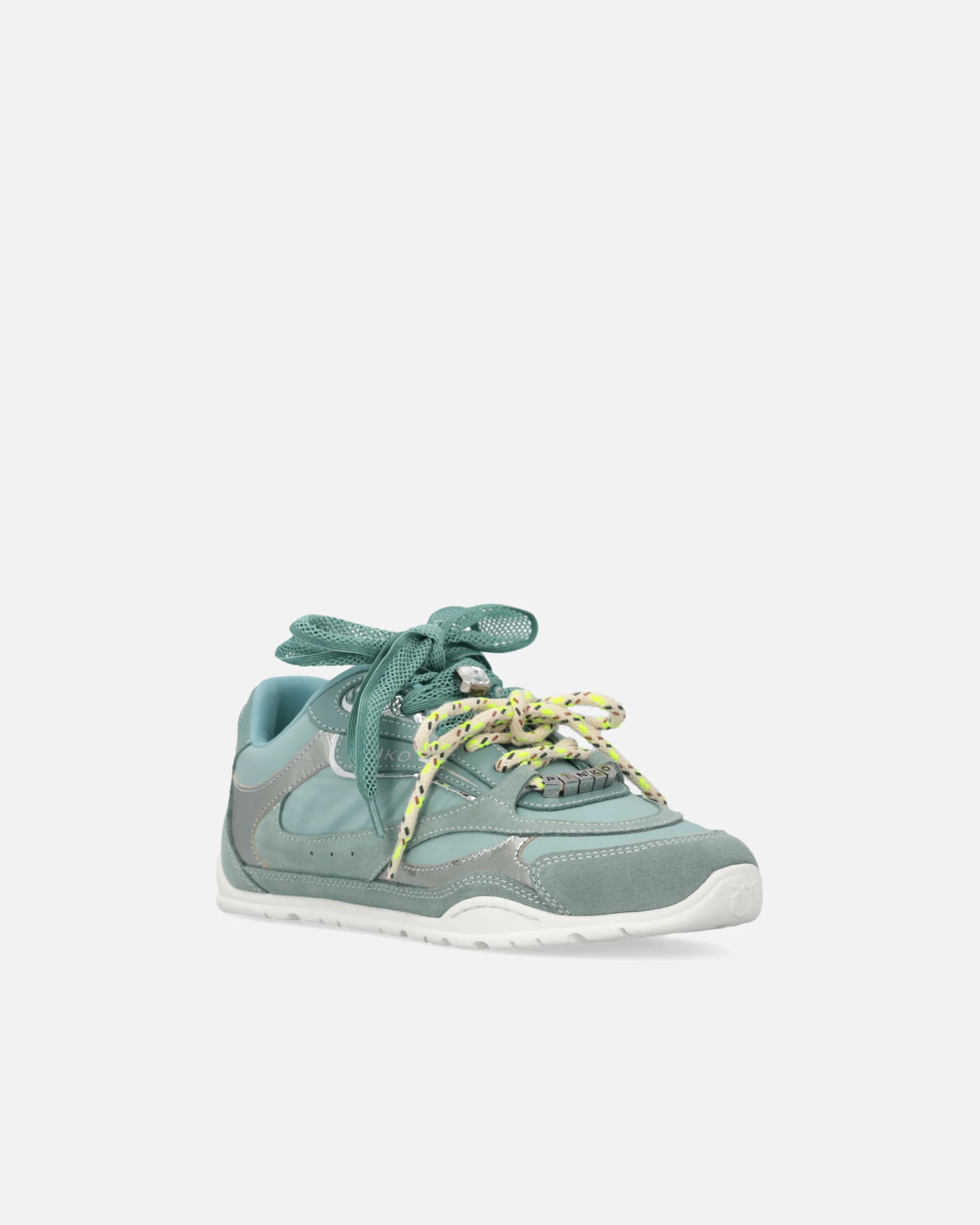 Sneakers con lacci doppi e applicazioni - Image 2
