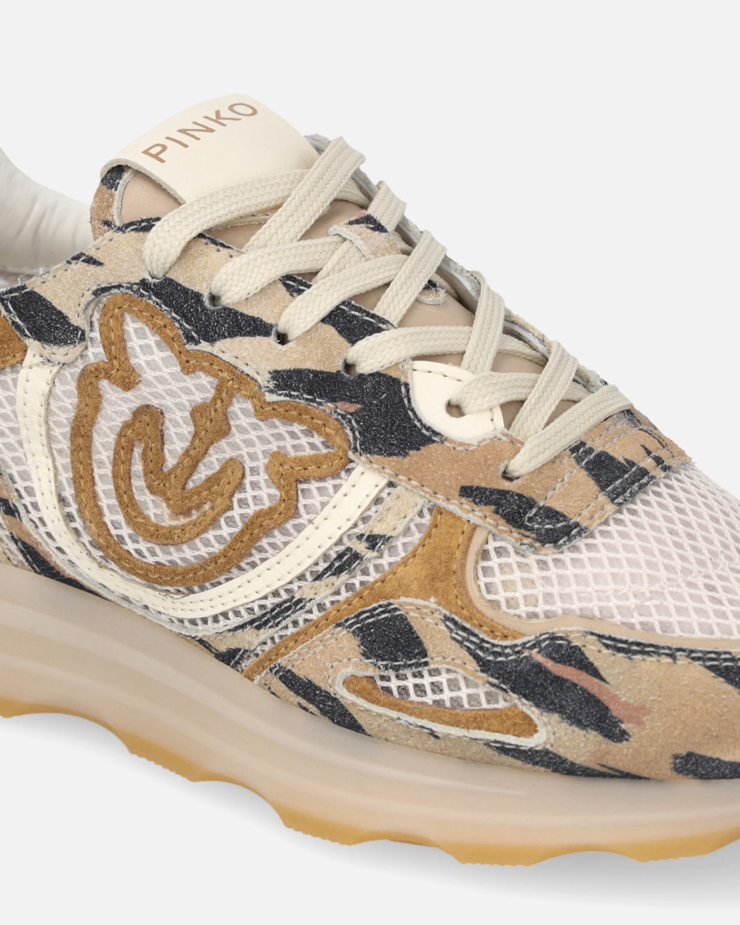 Sneakers con logo Love Birds e stampa animalier - Image 4