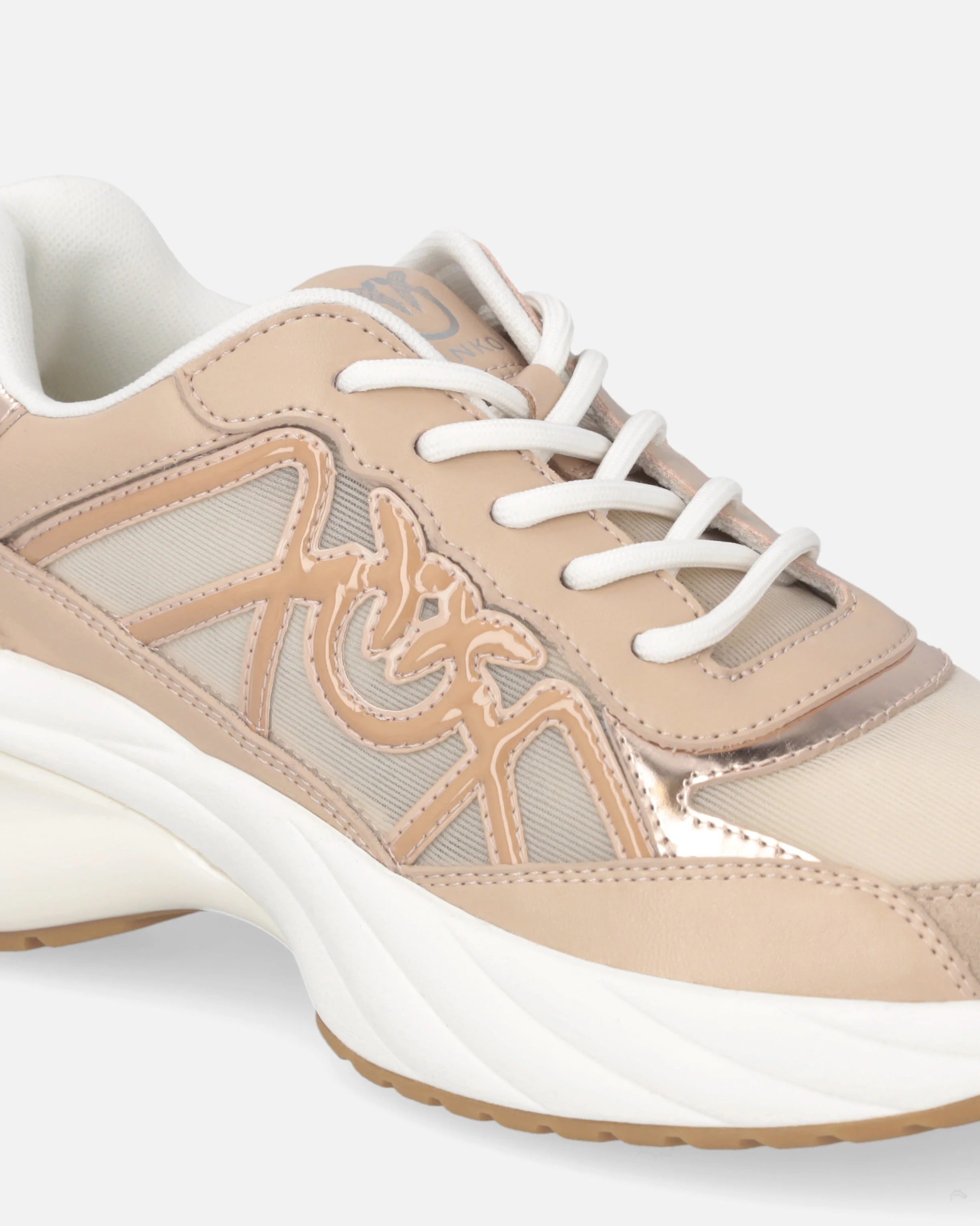 Sneakers con mix di inserti e logo Love Birds - Image 4