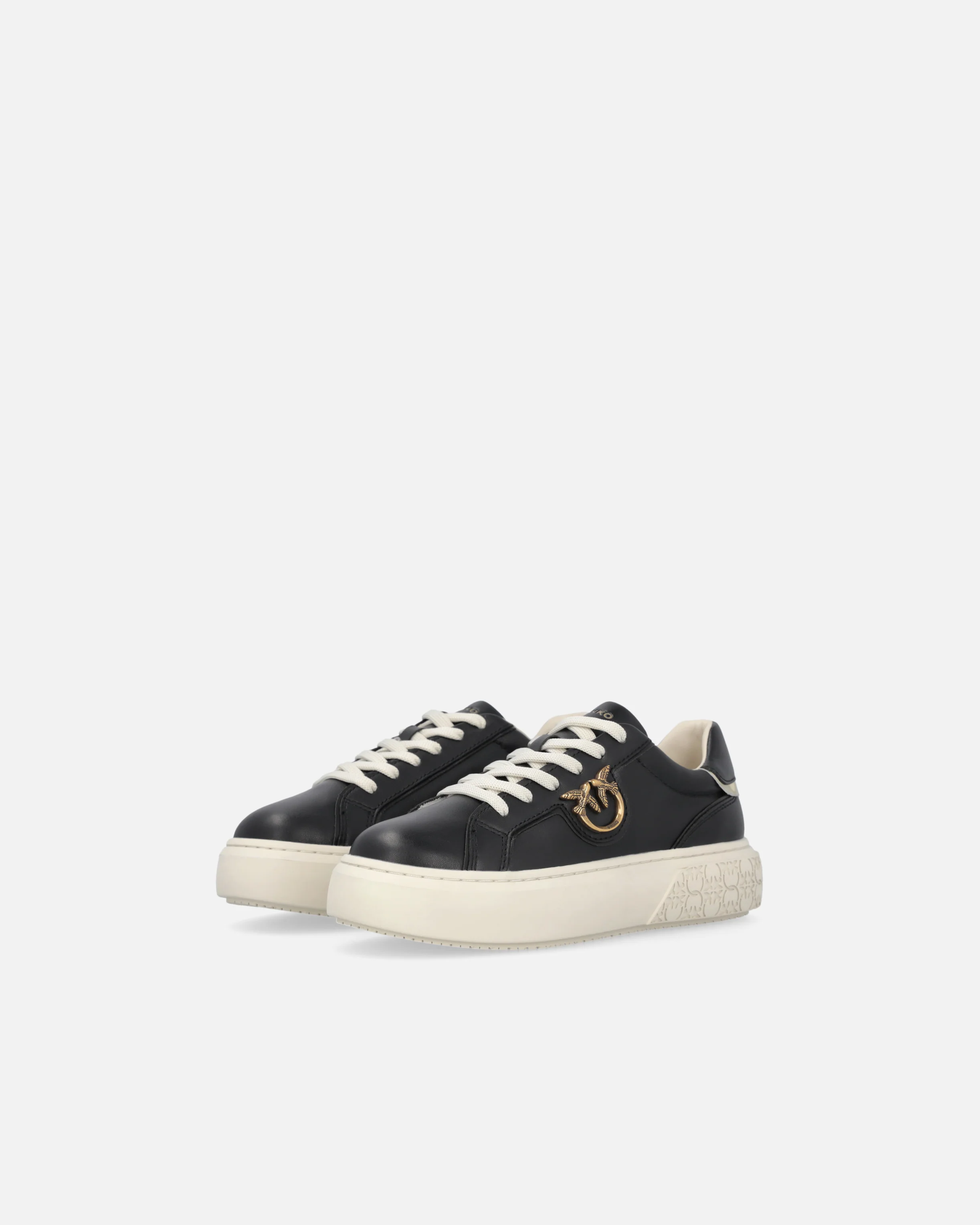 Sneakers flatform con suola alta e logo in metallo - Image 6