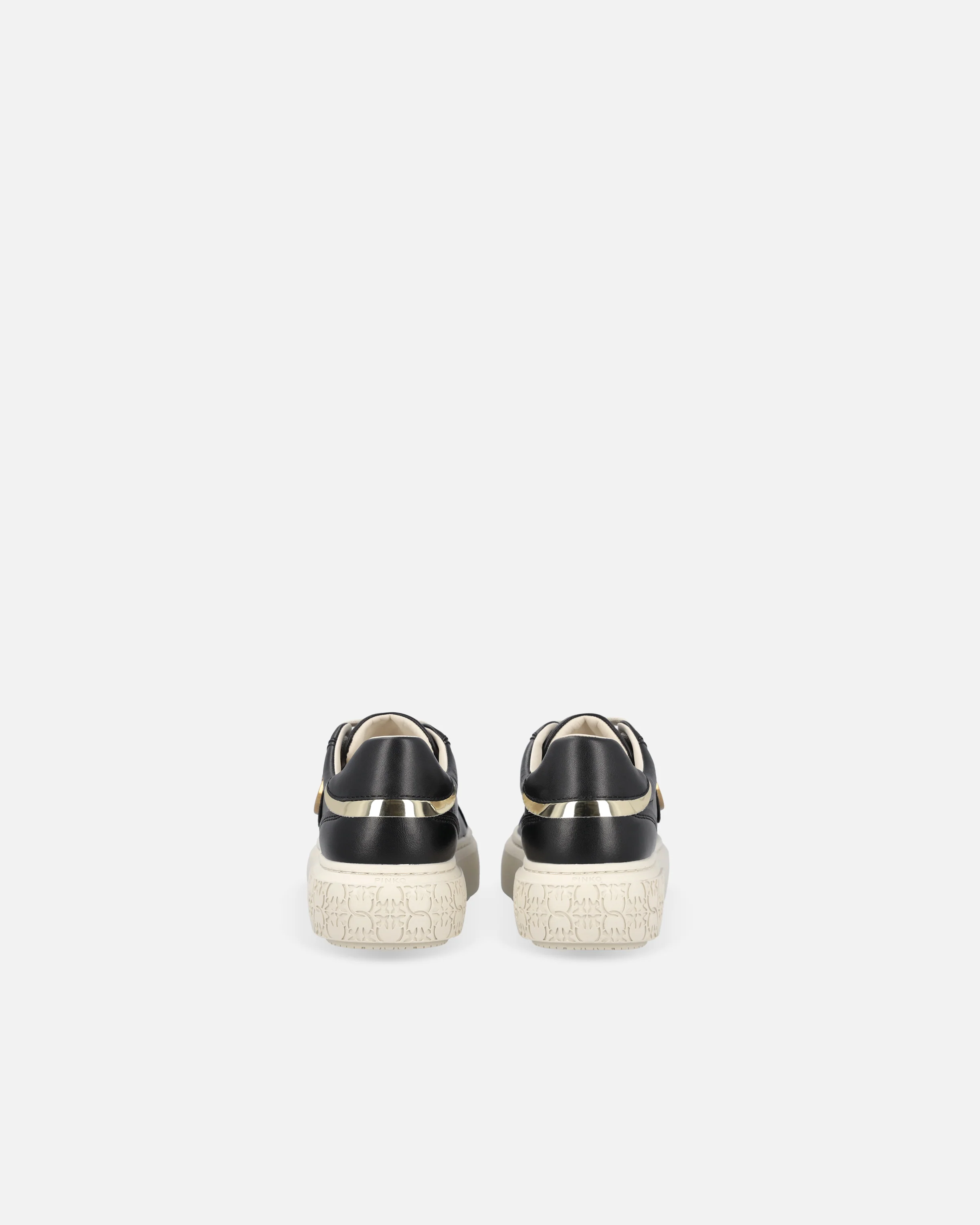Sneakers flatform con suola alta e logo in metallo - Image 8