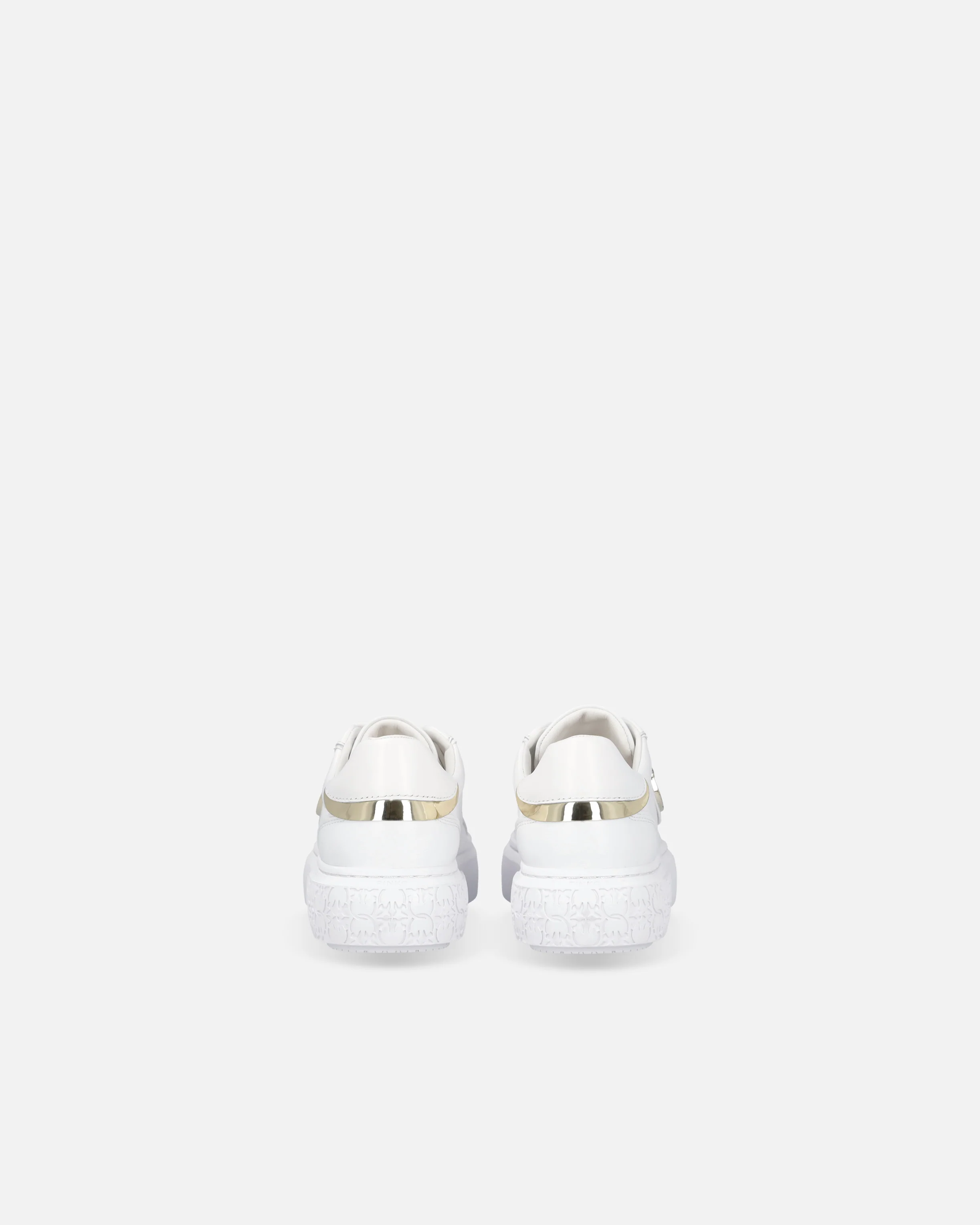 Sneakers flatform con suola alta e logo in metallo - Image 8