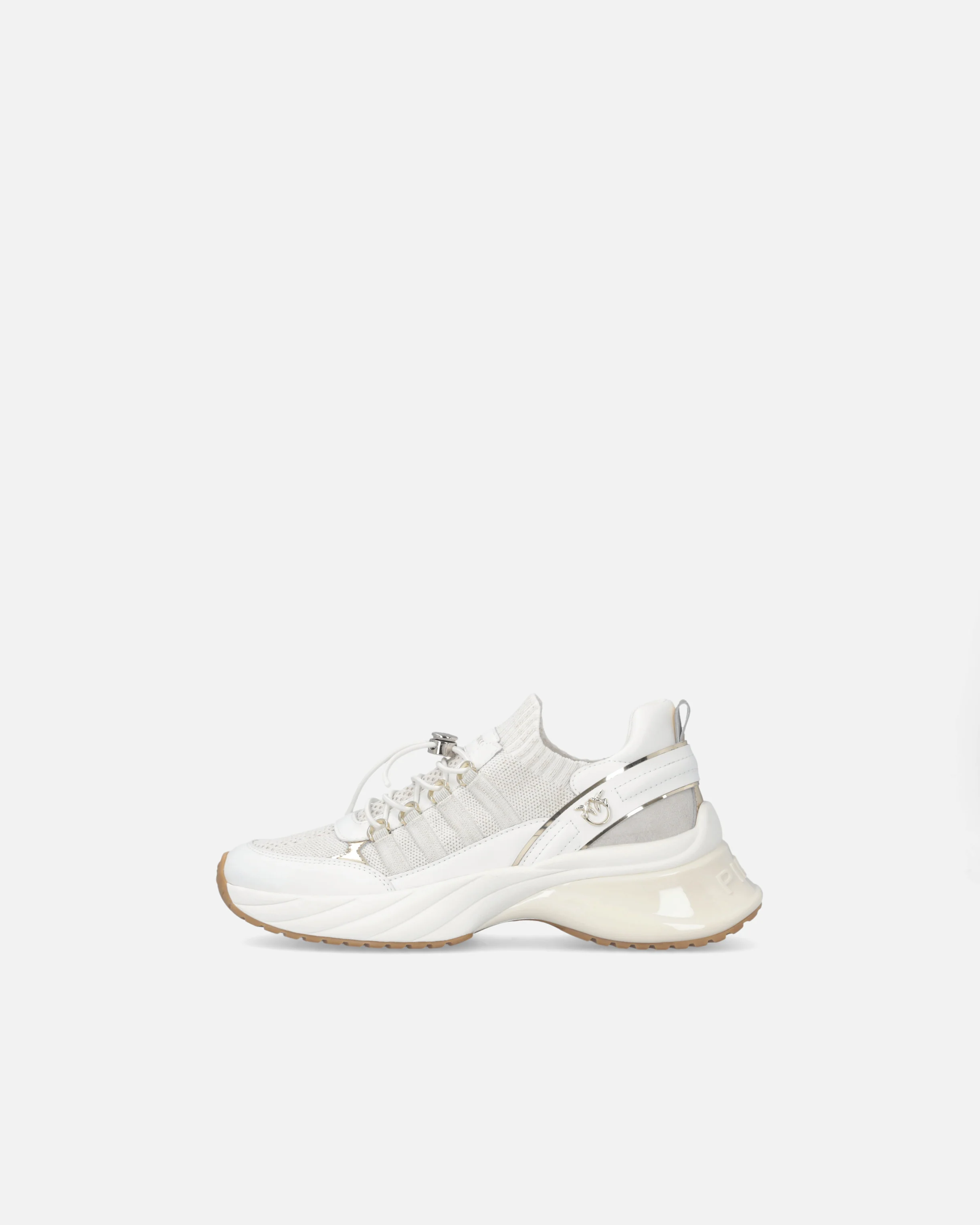 Sneakers in maglia con lacci e fermacorda - Image 5