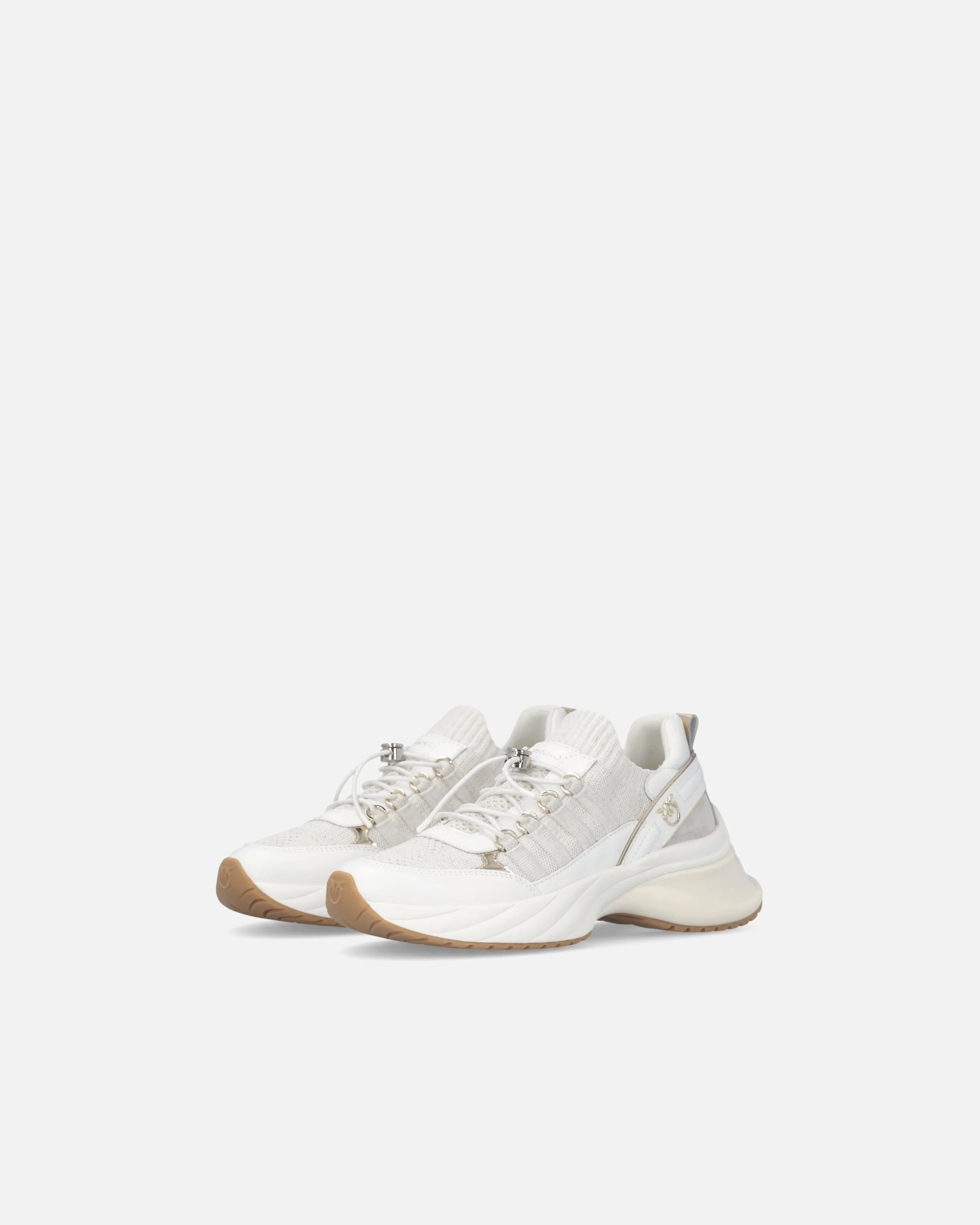 Sneakers in maglia con lacci e fermacorda - Image 6