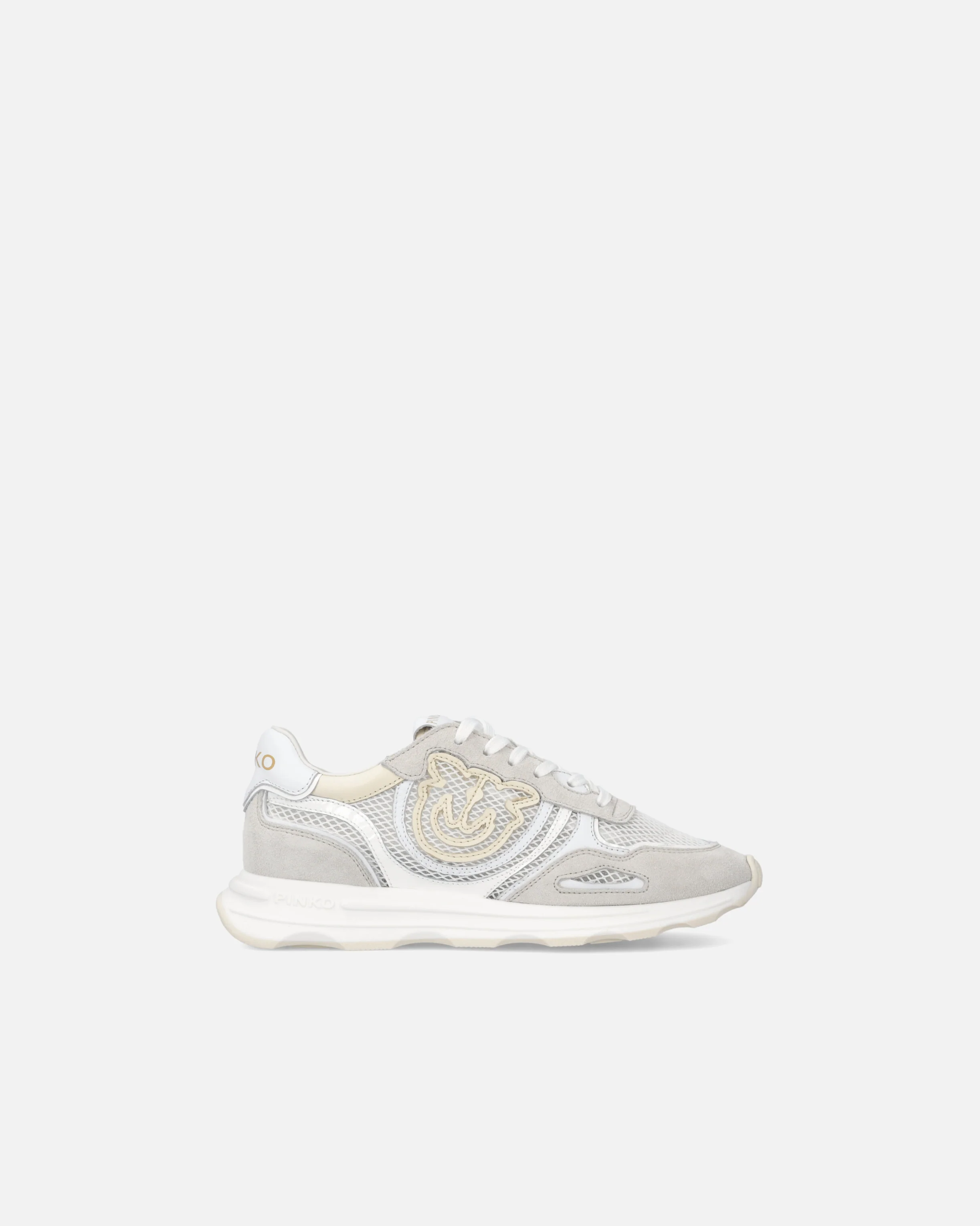 Sneakers in mesh e suede con logo Love Birds