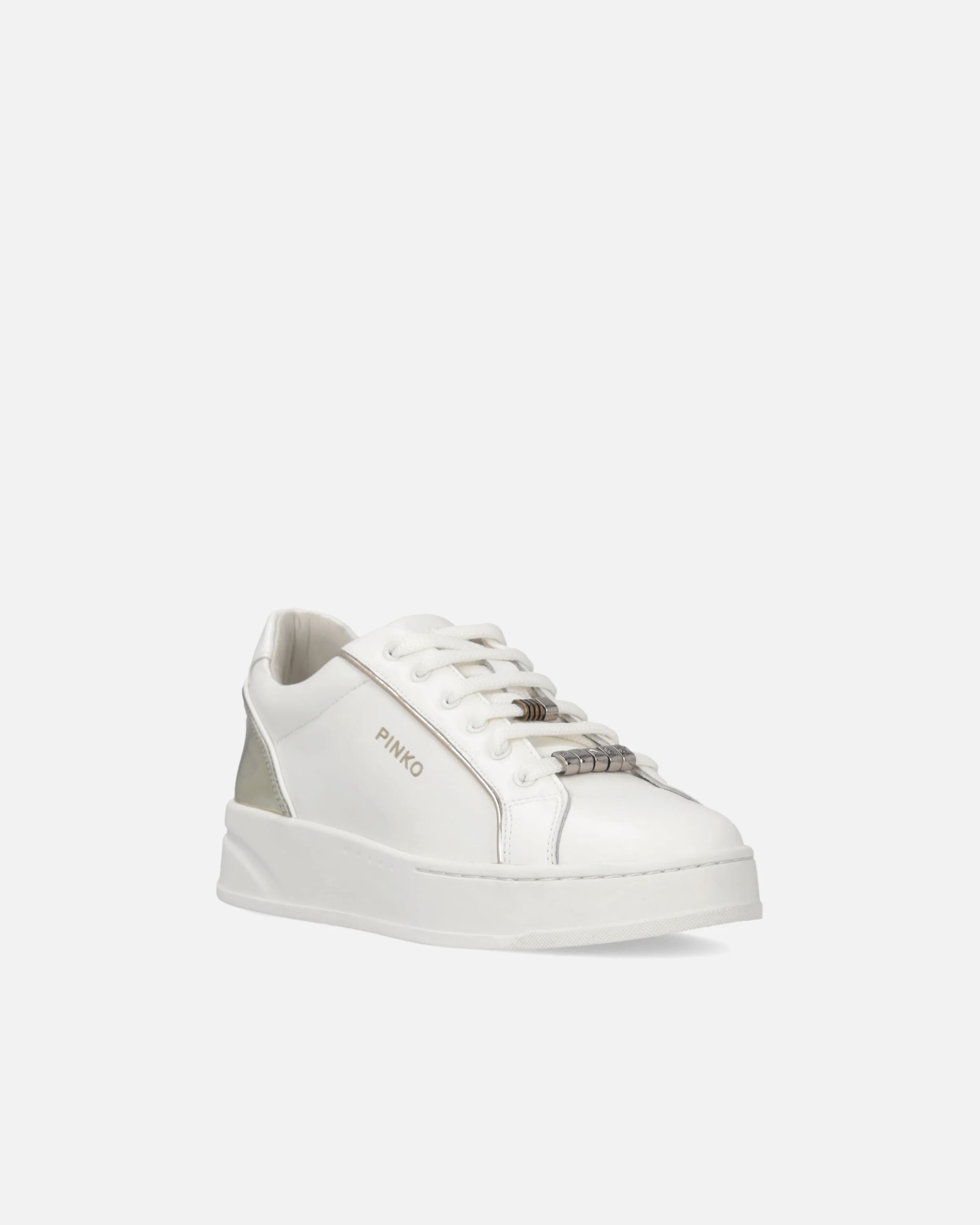 Sneakers in pelle con logo - Image 2