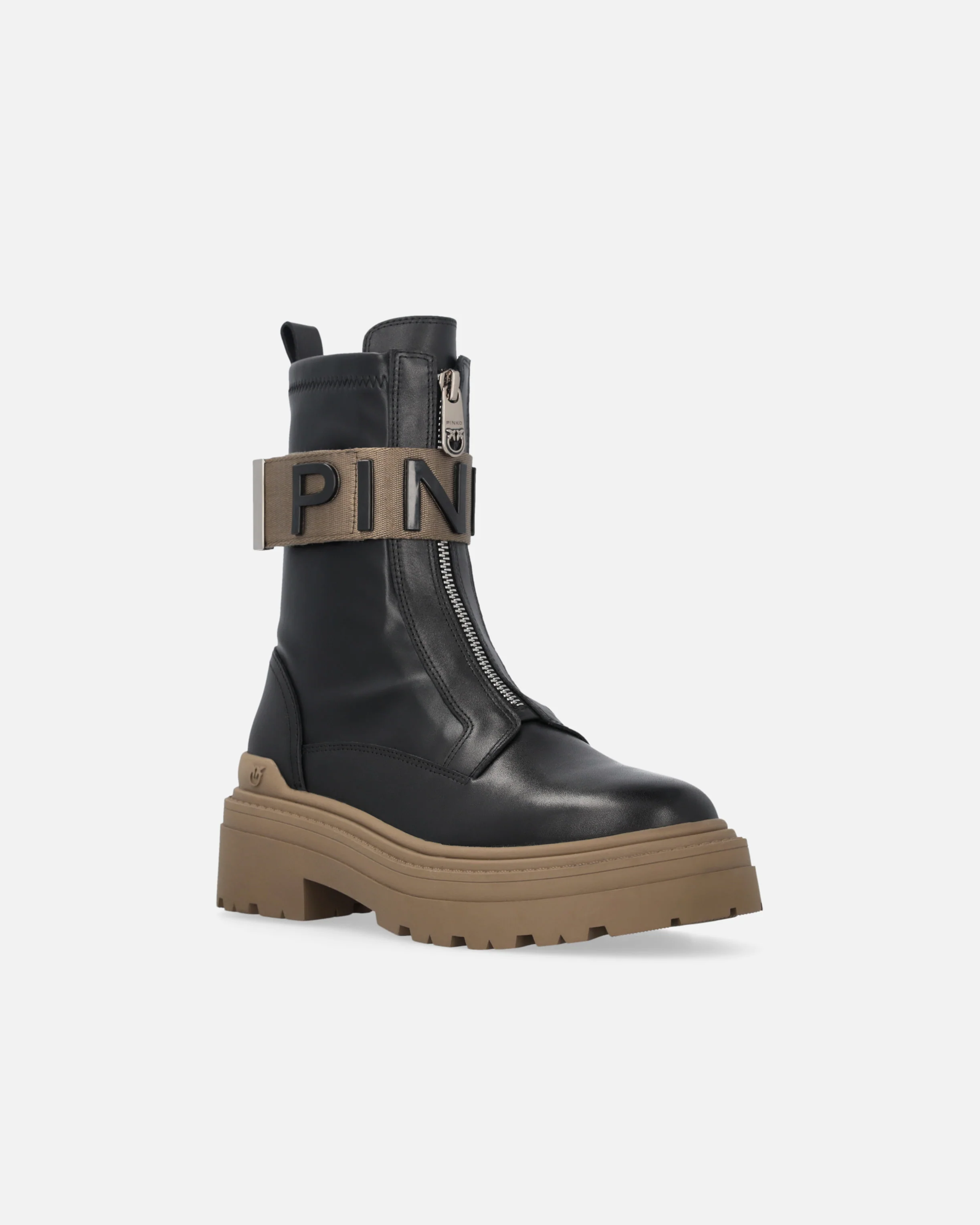 Stivali platform con logo lettering PINKO - Image 2