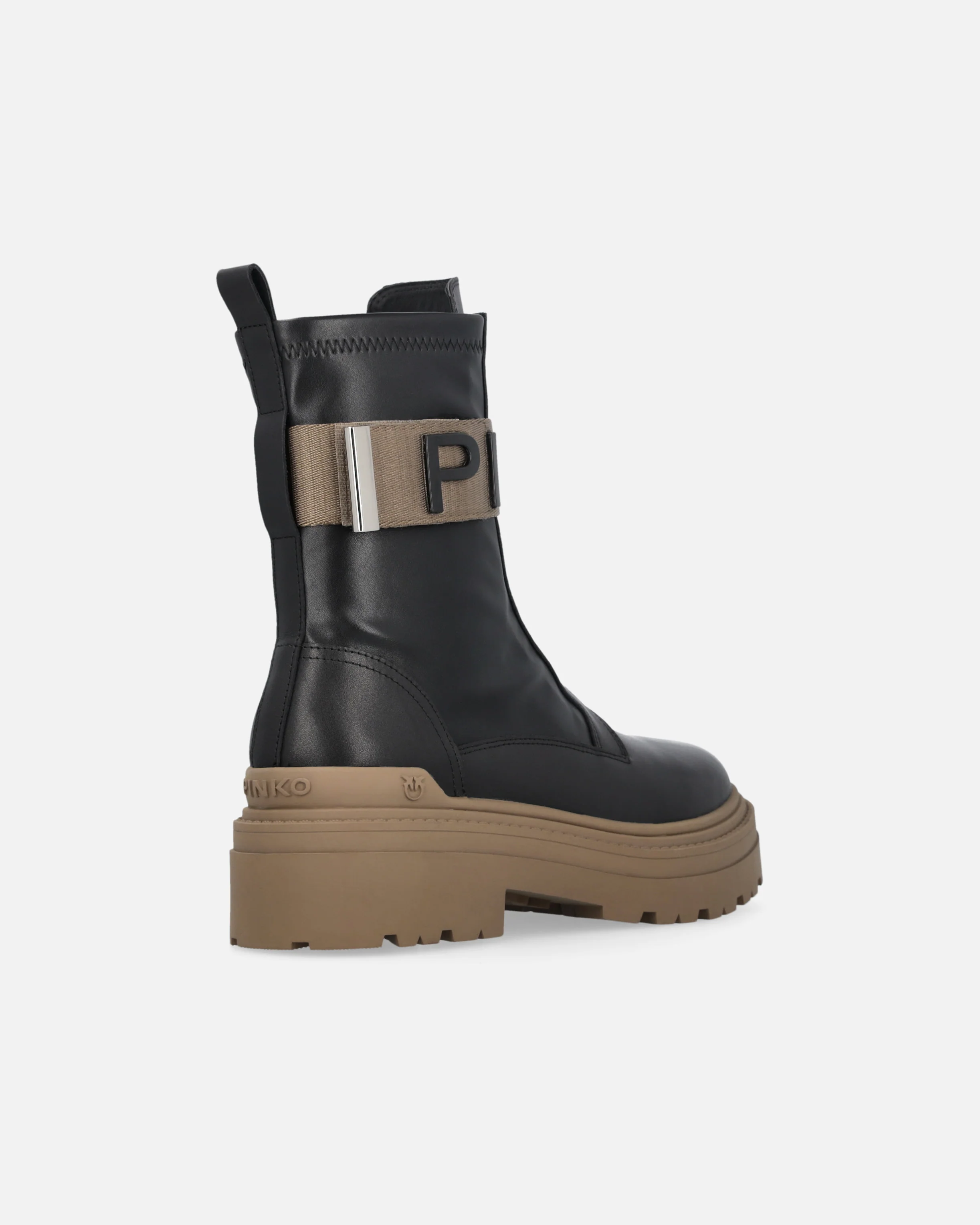 Stivali platform con logo lettering PINKO - Image 3