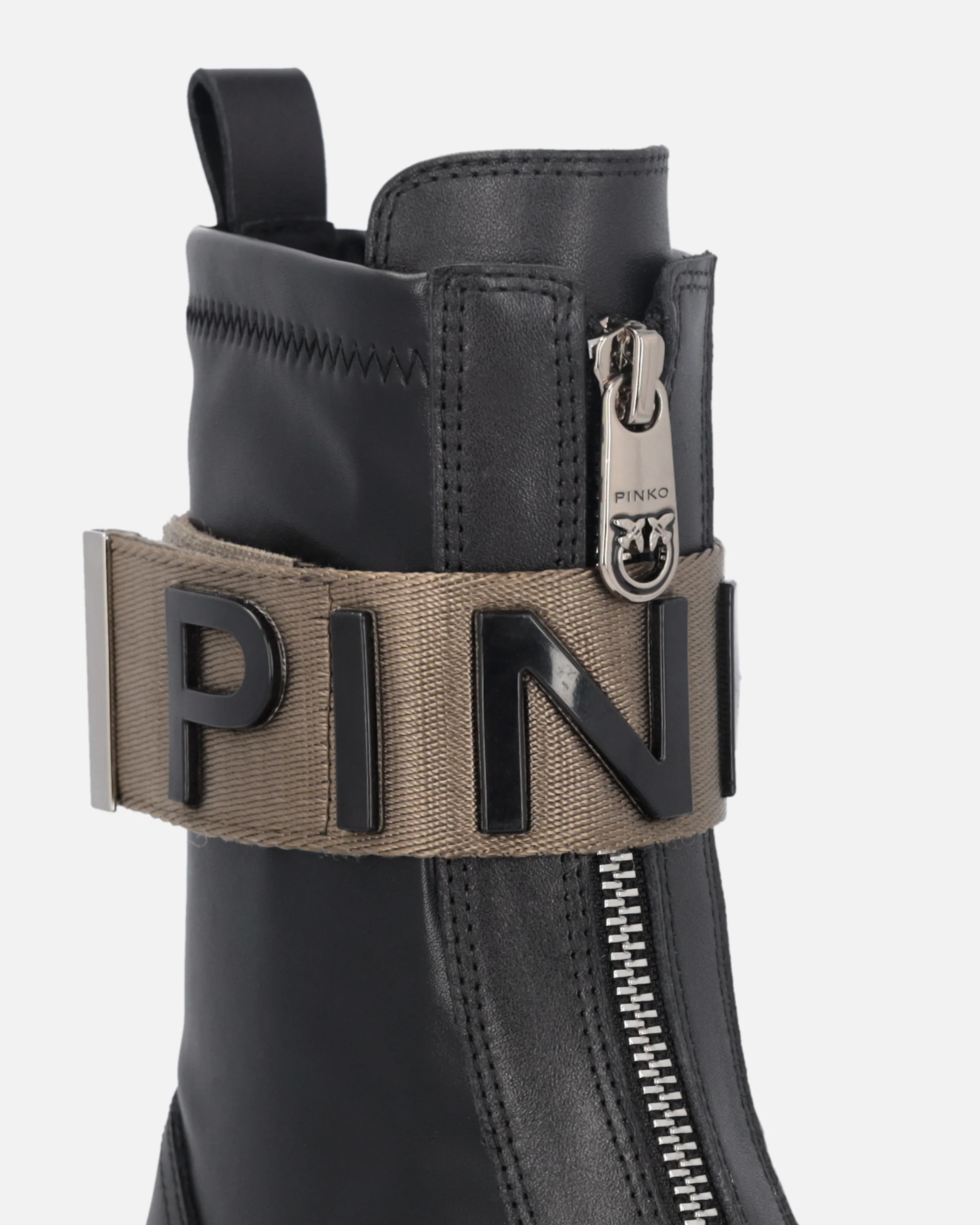 Stivali platform con logo lettering PINKO - Image 4