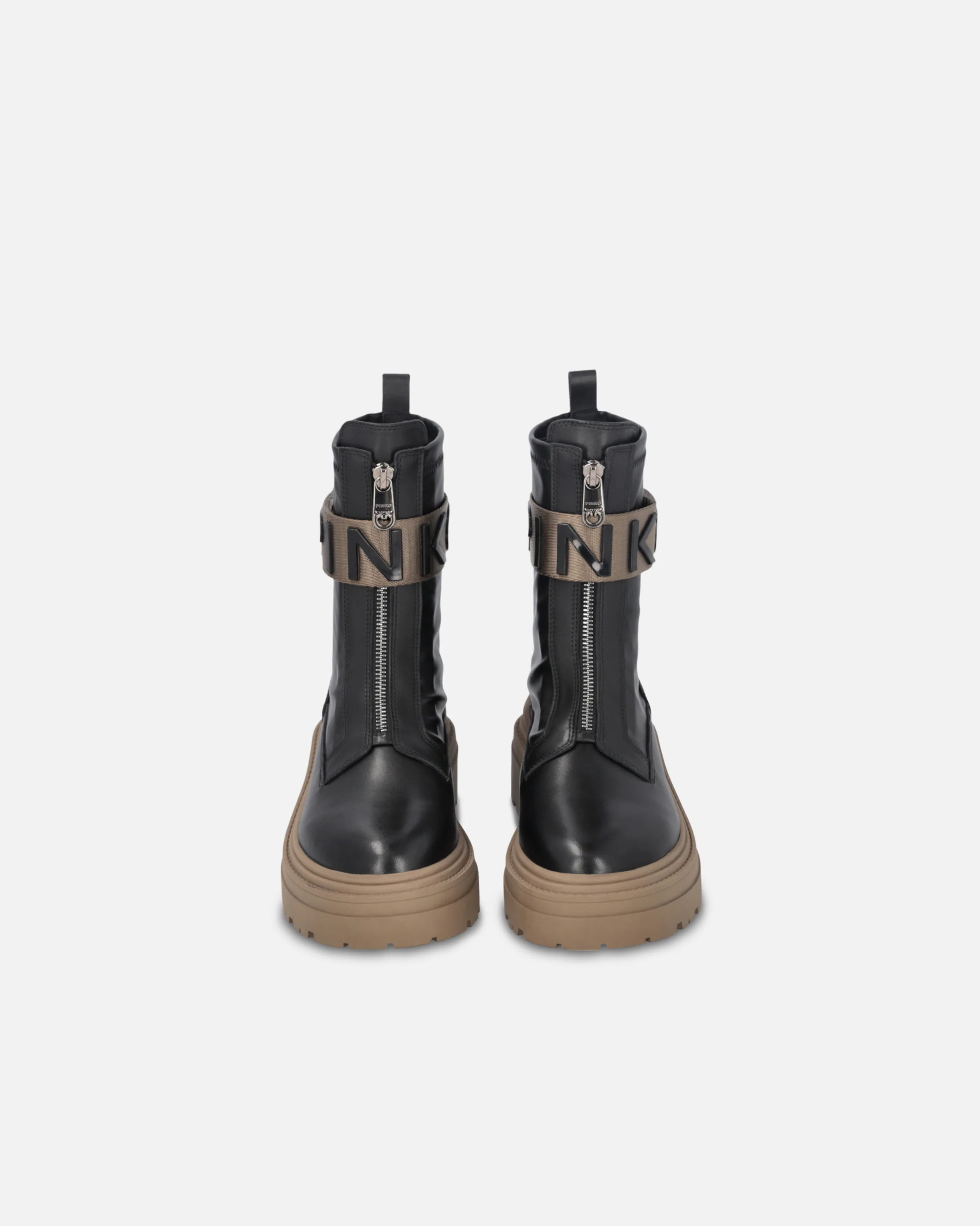 Stivali platform con logo lettering PINKO - Image 8