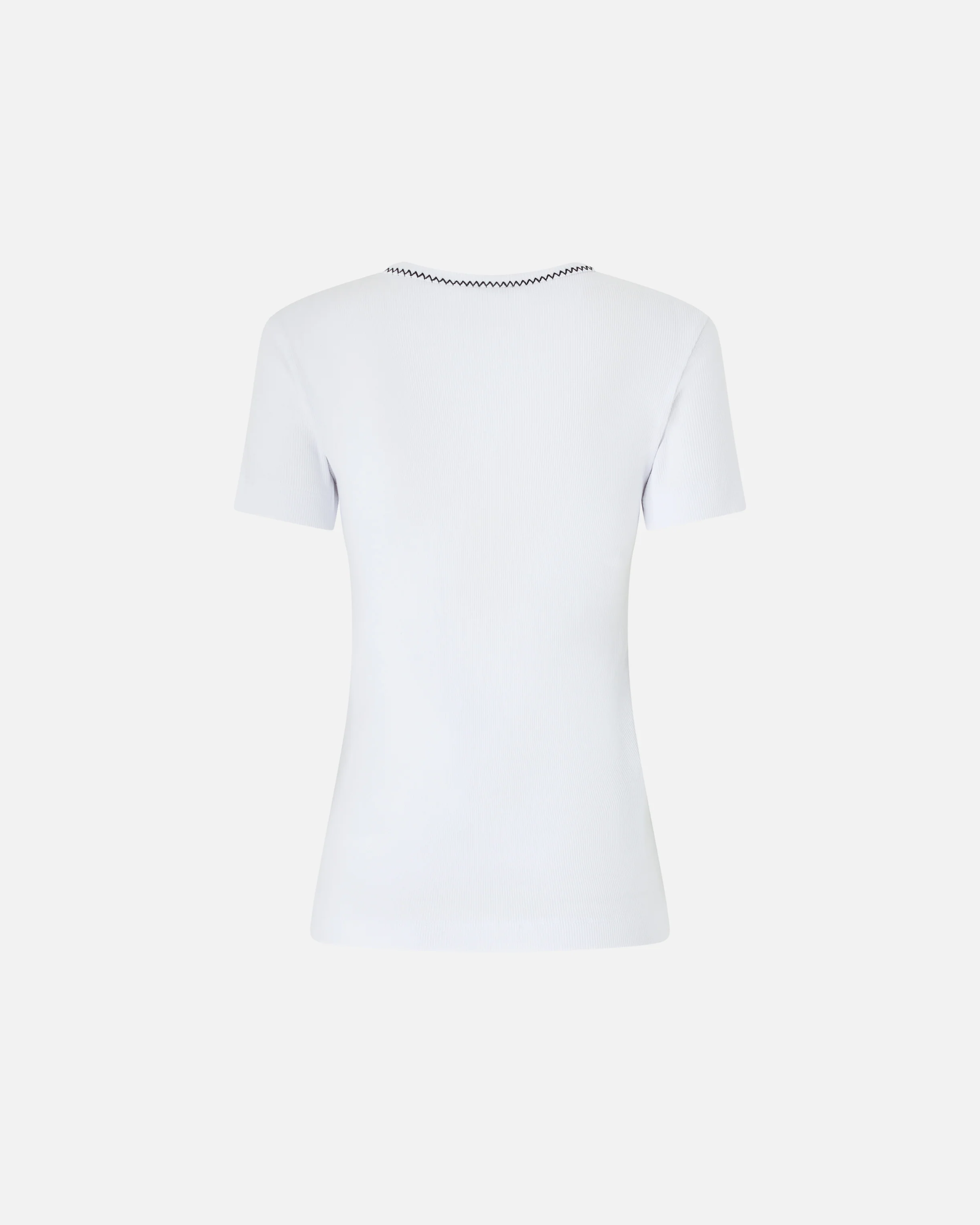 T-shirt a costine con ricamo Love Birds - Image 6