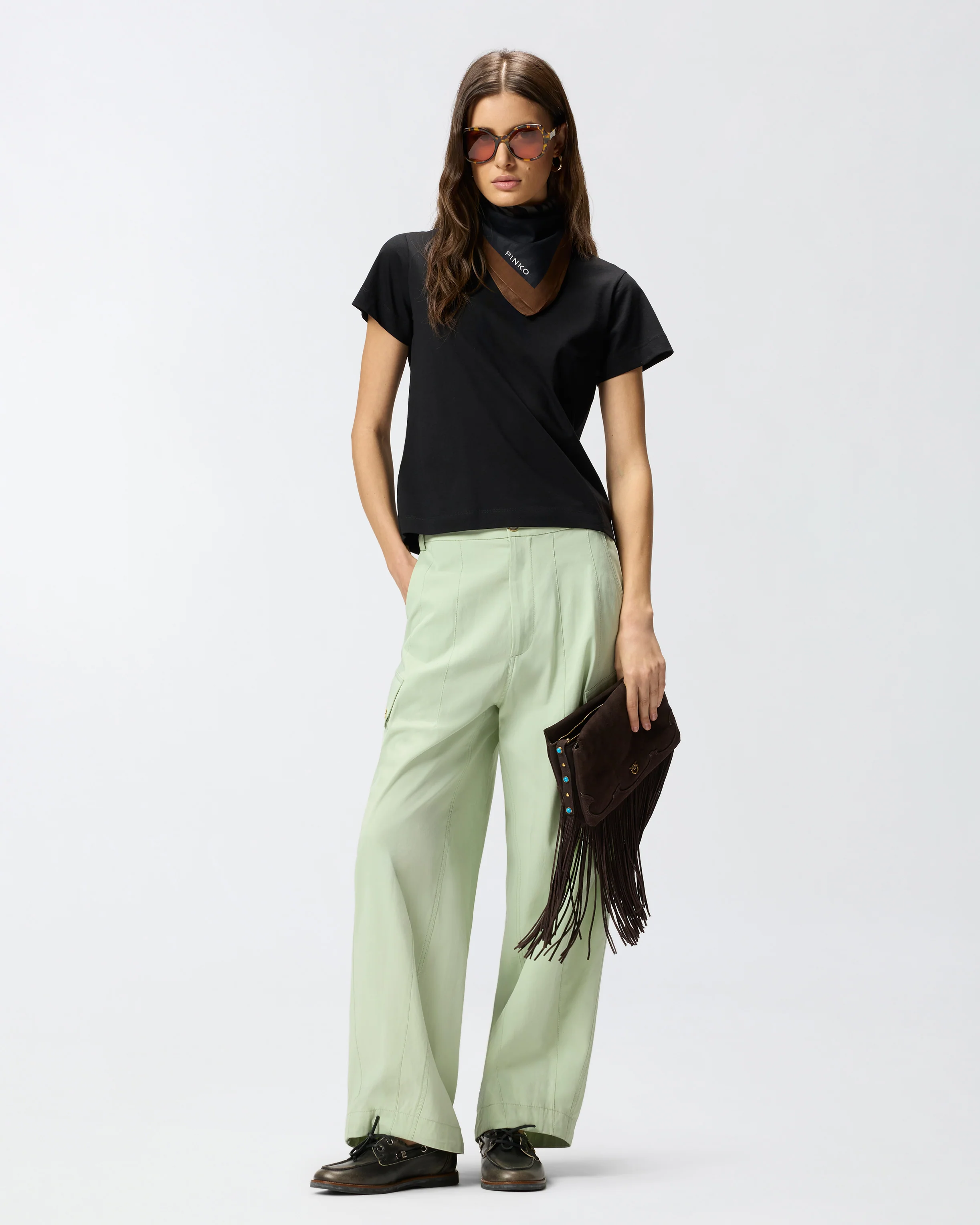 T-shirt con logo PINKO - Image 2